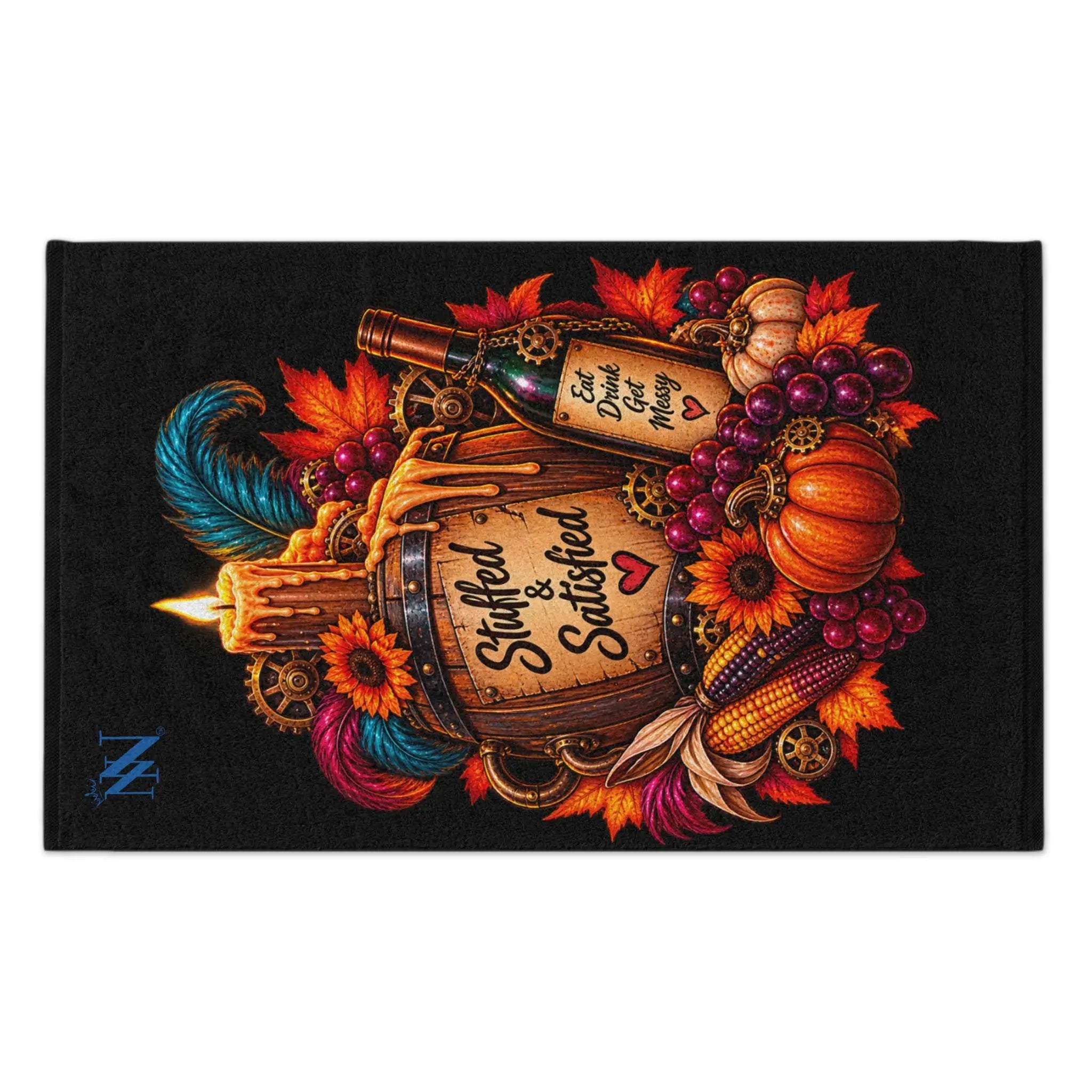 Stuffed & Satisfied Thanksgiving | Nectar Napkins Fun-Flirty Lovers’ Towels