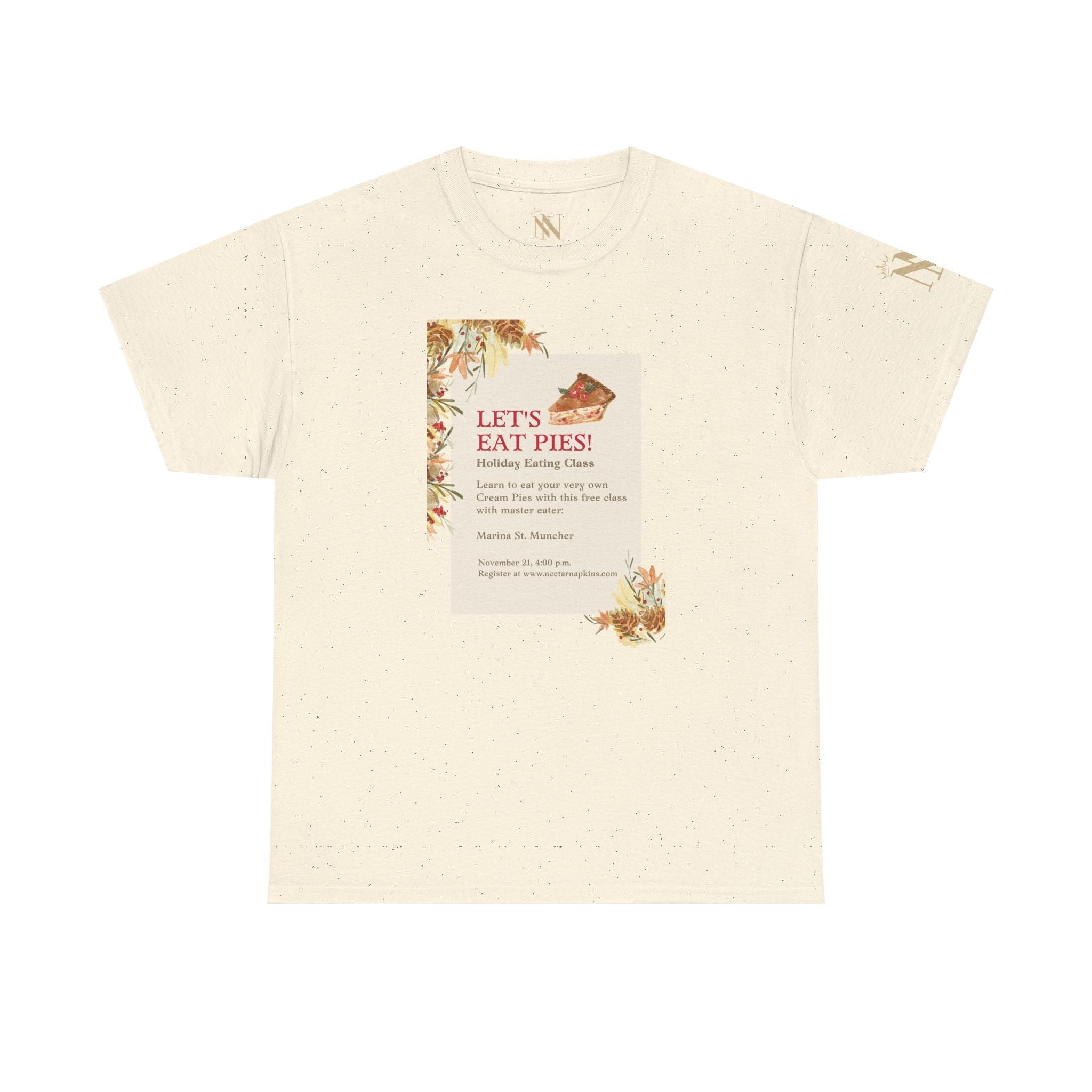 Let’s Eat Pies | Mix & Match 100% Cotton Unisex Fun-Flirty Lovers’ Tees