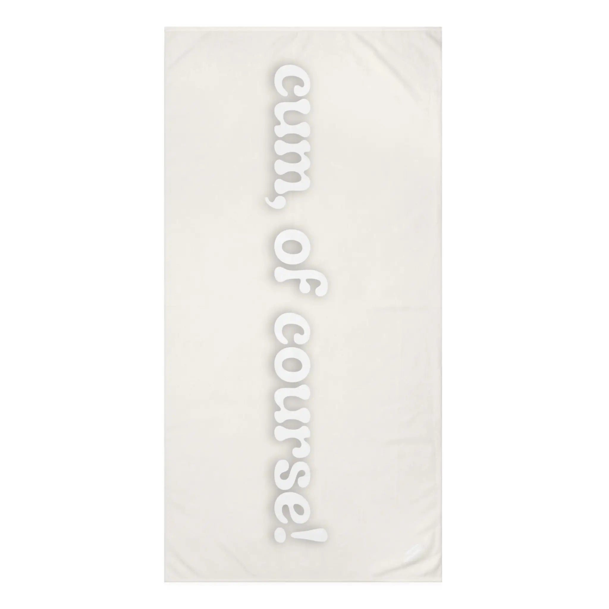 Cum of Course! | Mix & Match Naughty XL Fun-Flirty Lovers’ Towels