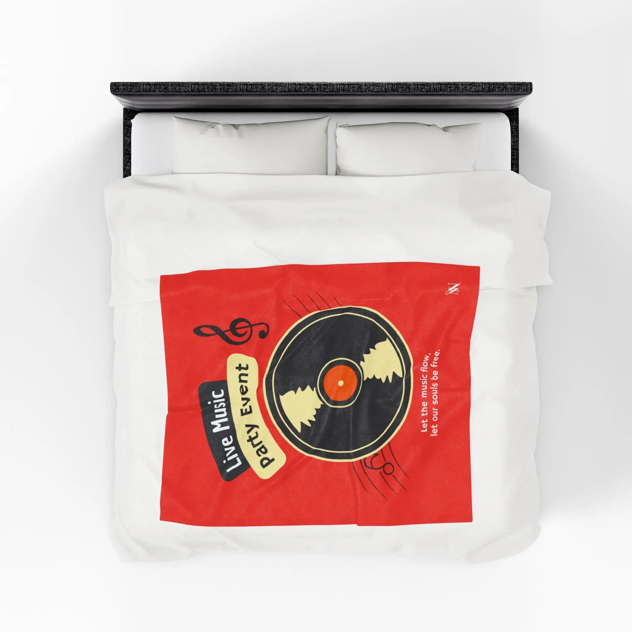 Let the Music Flow Lovers’ Silky Soft Blanket