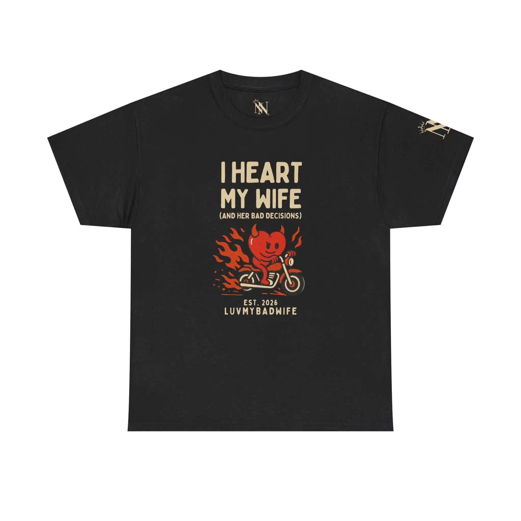 I Heart My Wife | Mix & Match Cotton Unisex Fun-Flirty Lovers’ T-Shirts