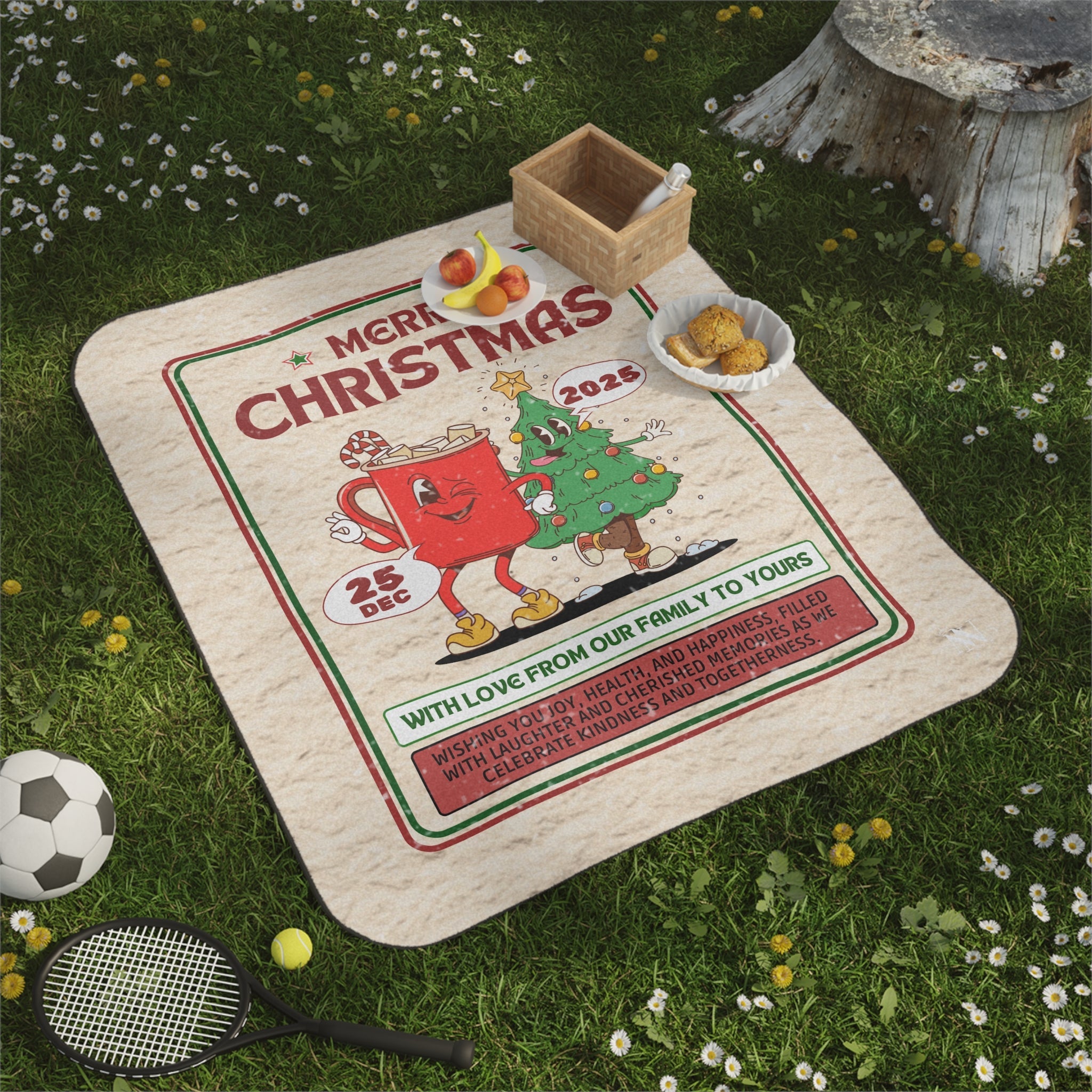 Christmas Card | Mix Match Fun-Flirty Lovers’ Water-Resistant Blankets