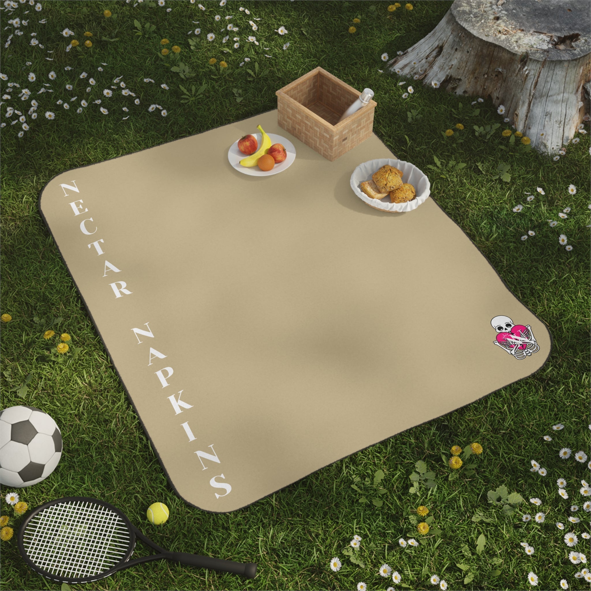 Nectar Napkins Brand Gold Water-Resistant Sex Blanket