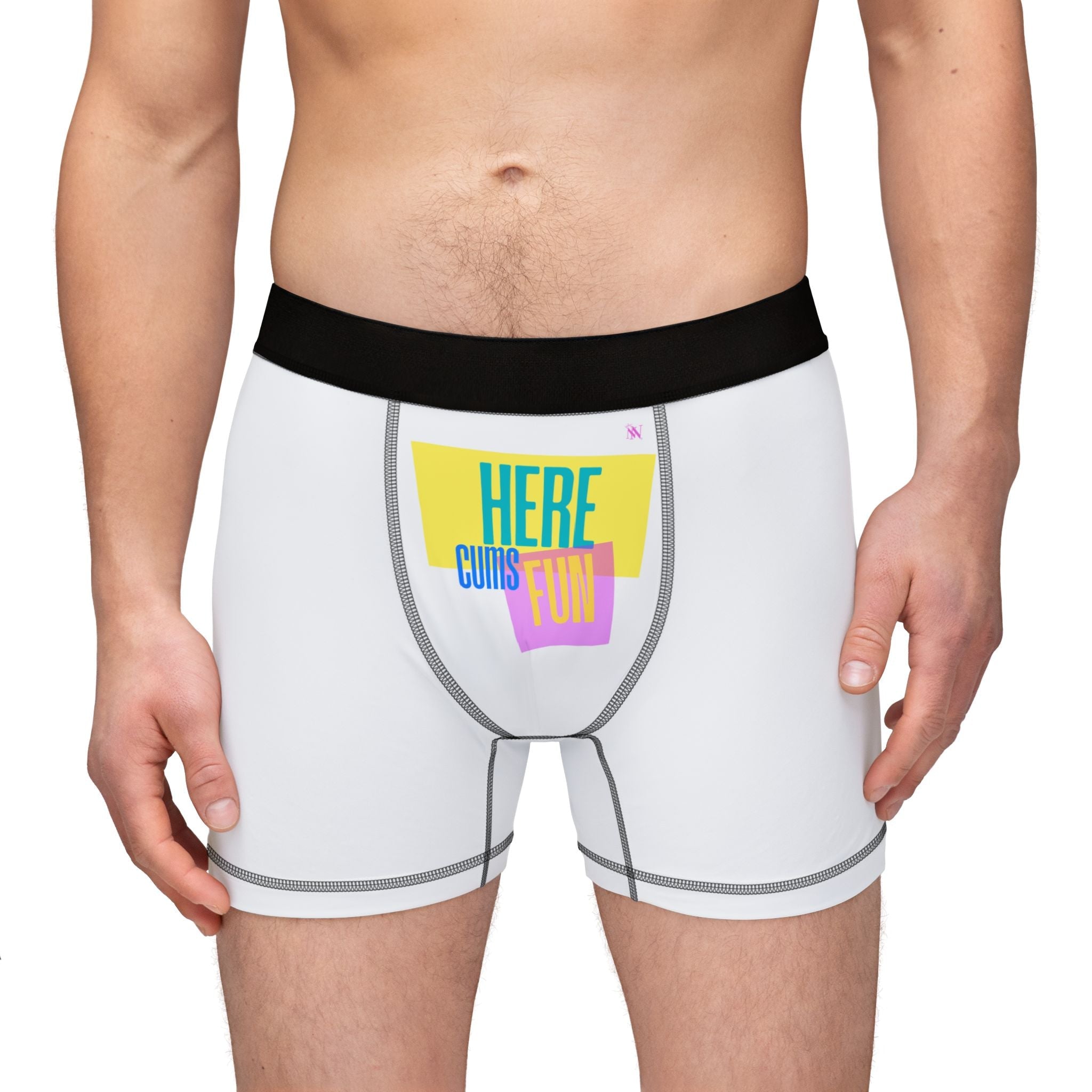Here Cums Fun | Mix & Match Fun-Flirty Lovers’ Boxer Briefs