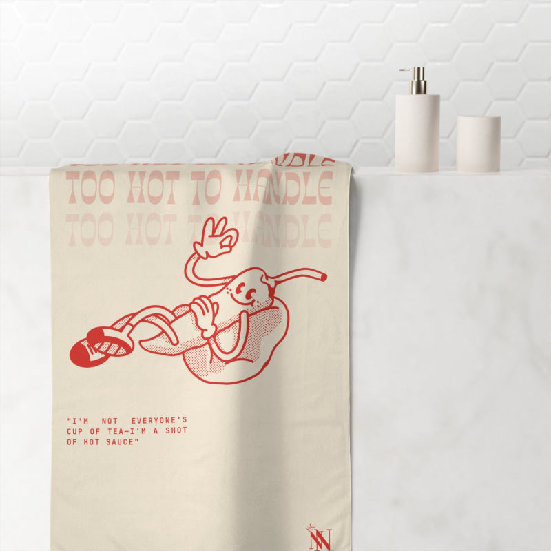 Too Hot to Handle Pepper | Mix & Match XL Fun-Flirty Lovers’ Towels