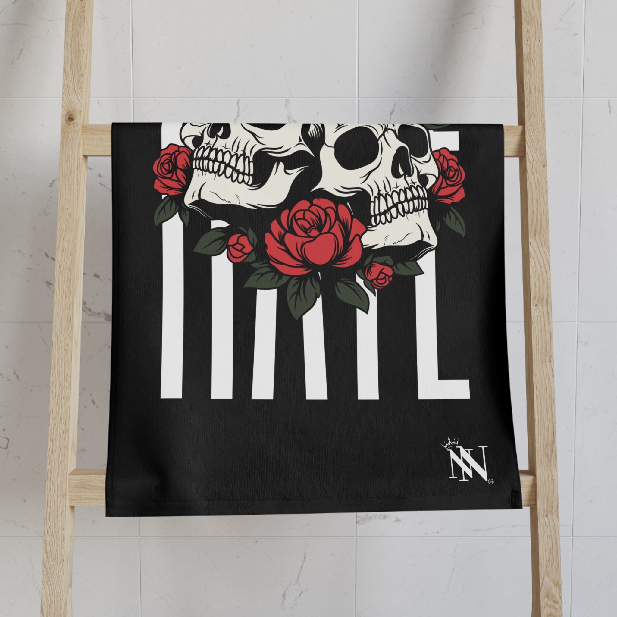 Roses Skulls & Hate | Mix & Match Classic Fun-Flirty Lovers’ Towels