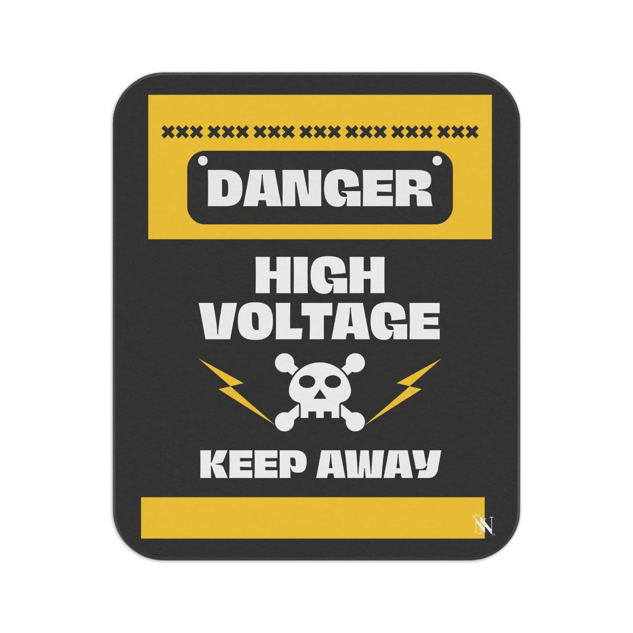 Danger High Voltage | Mix Match Fun-Flirty Lovers’ Water-Resistant Blankets