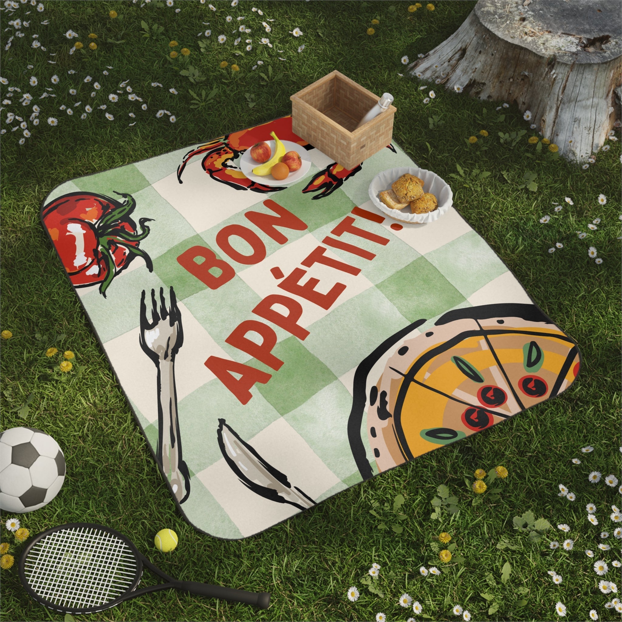 Bon Appetit! | Mix Match Fun-Flirty Lovers’ Water-Resistant Blankets