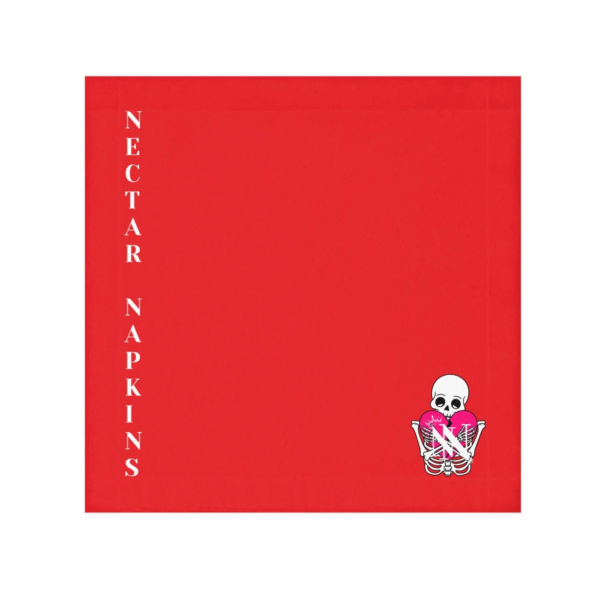 Nectar Napkins Brand Bright Red Microfiber Nut Rag