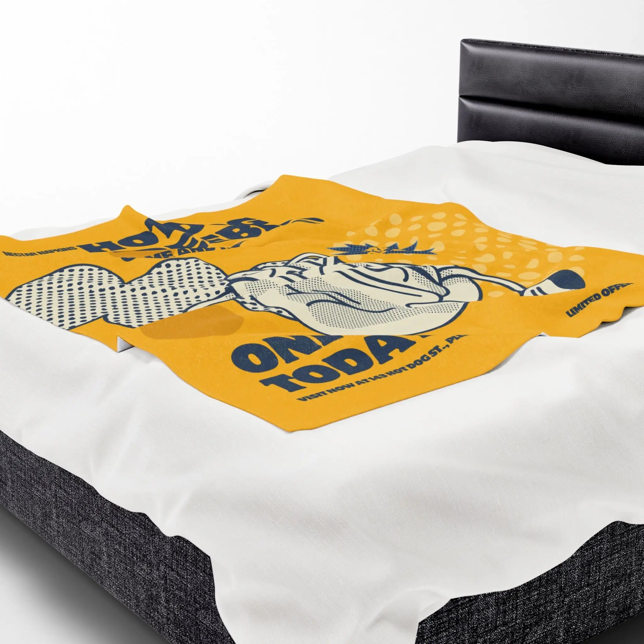 Hot Dog Freebies | Mix & Match Velveteen Fun-Flirty Lovers’ Blankets