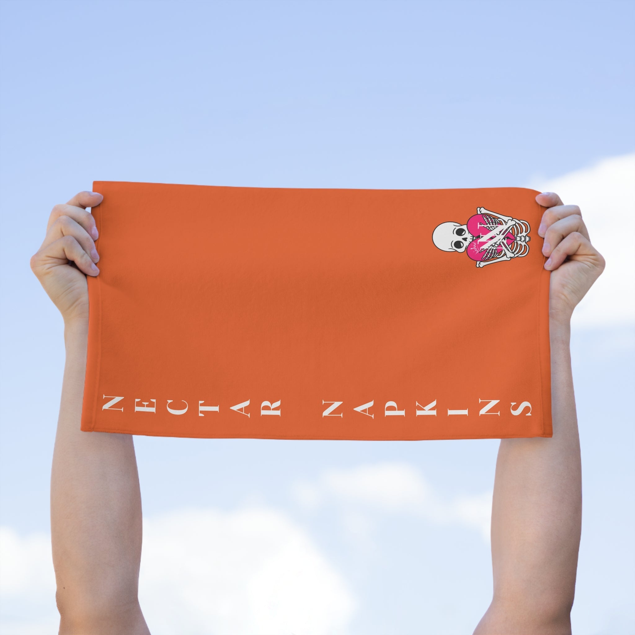 Nectar Napkins Brand Orange Sex Towel