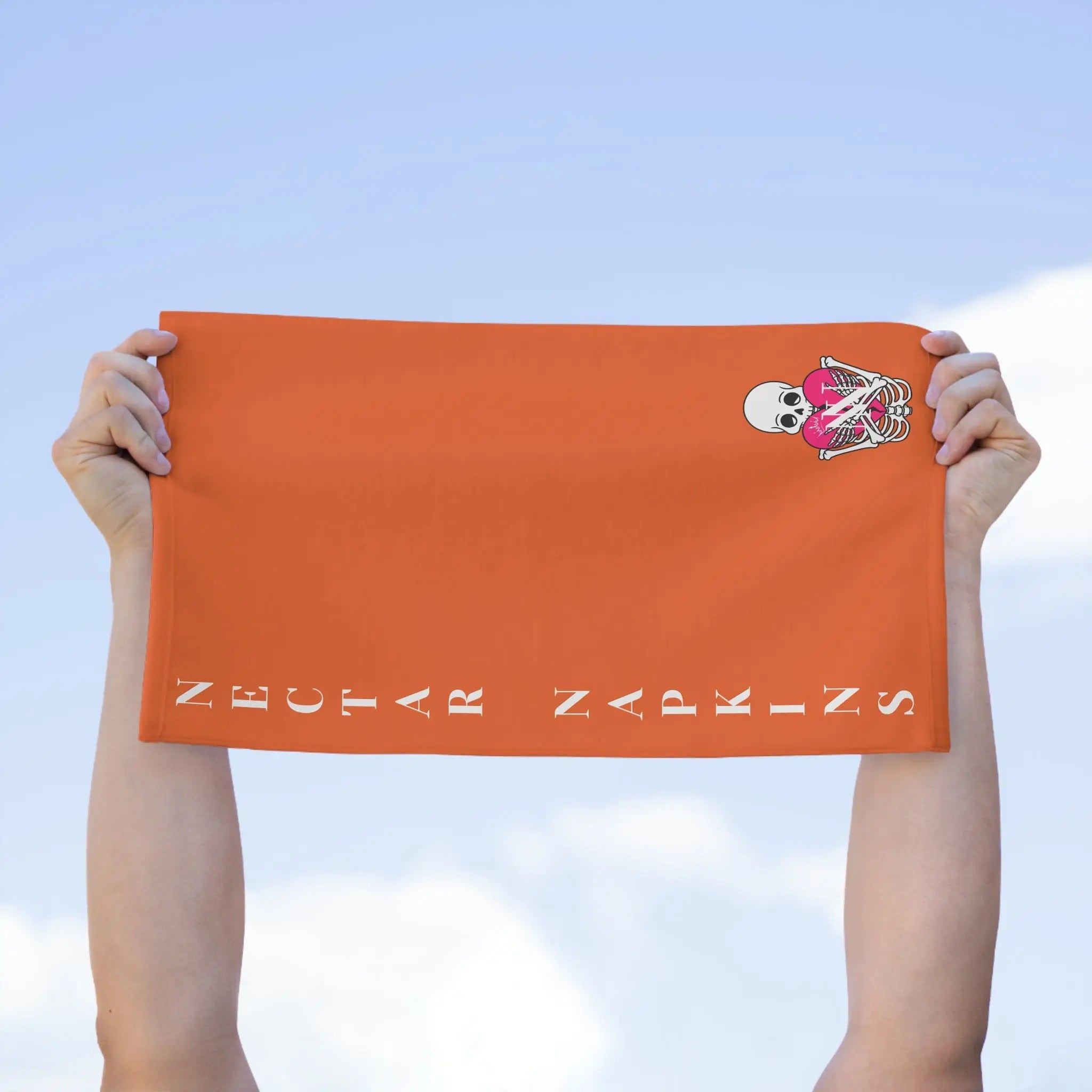 Nectar Napkins Brand Orange Sex Towel
