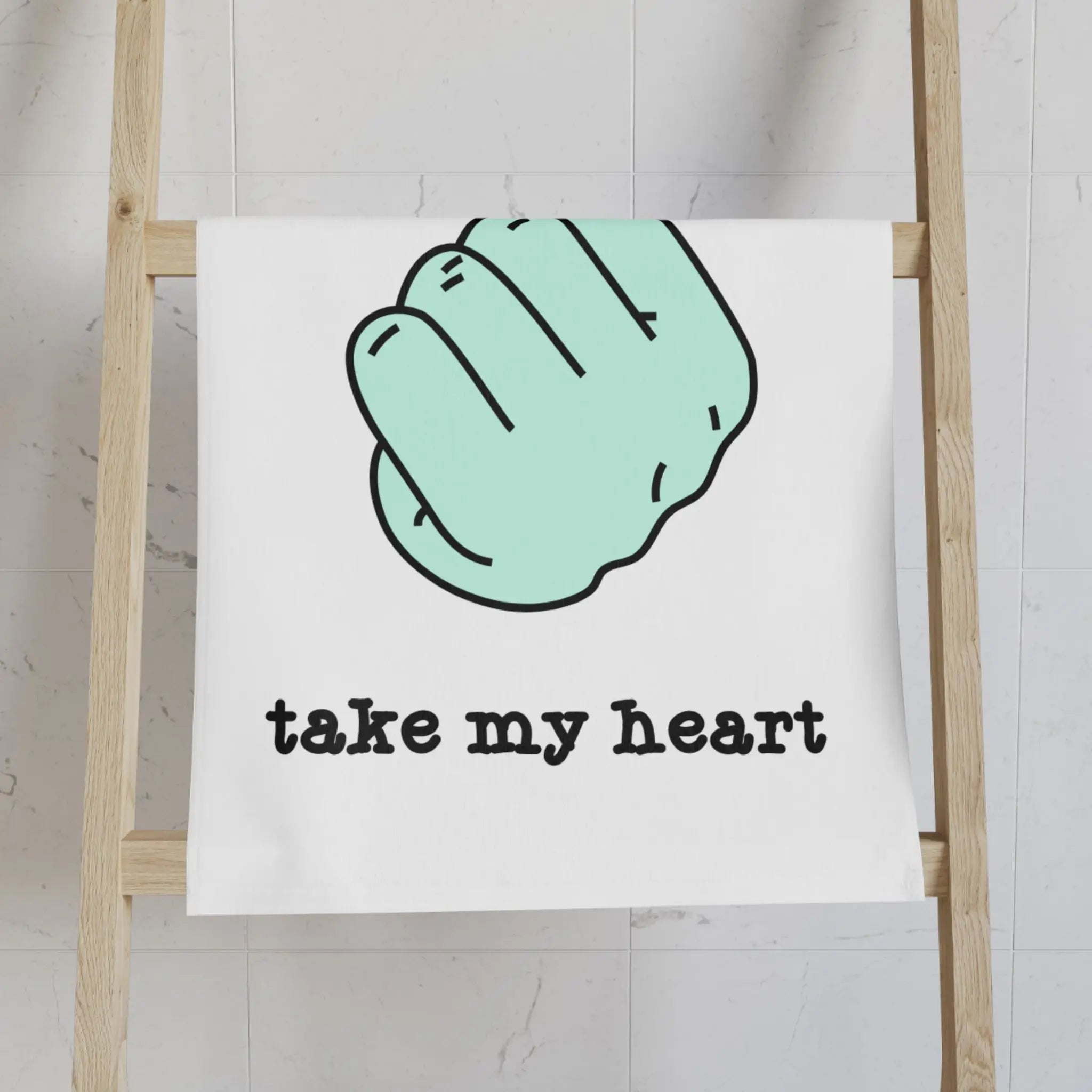 Take My Heart | Nectar Napkins Classic Fun-Flirty Lovers’ Towels