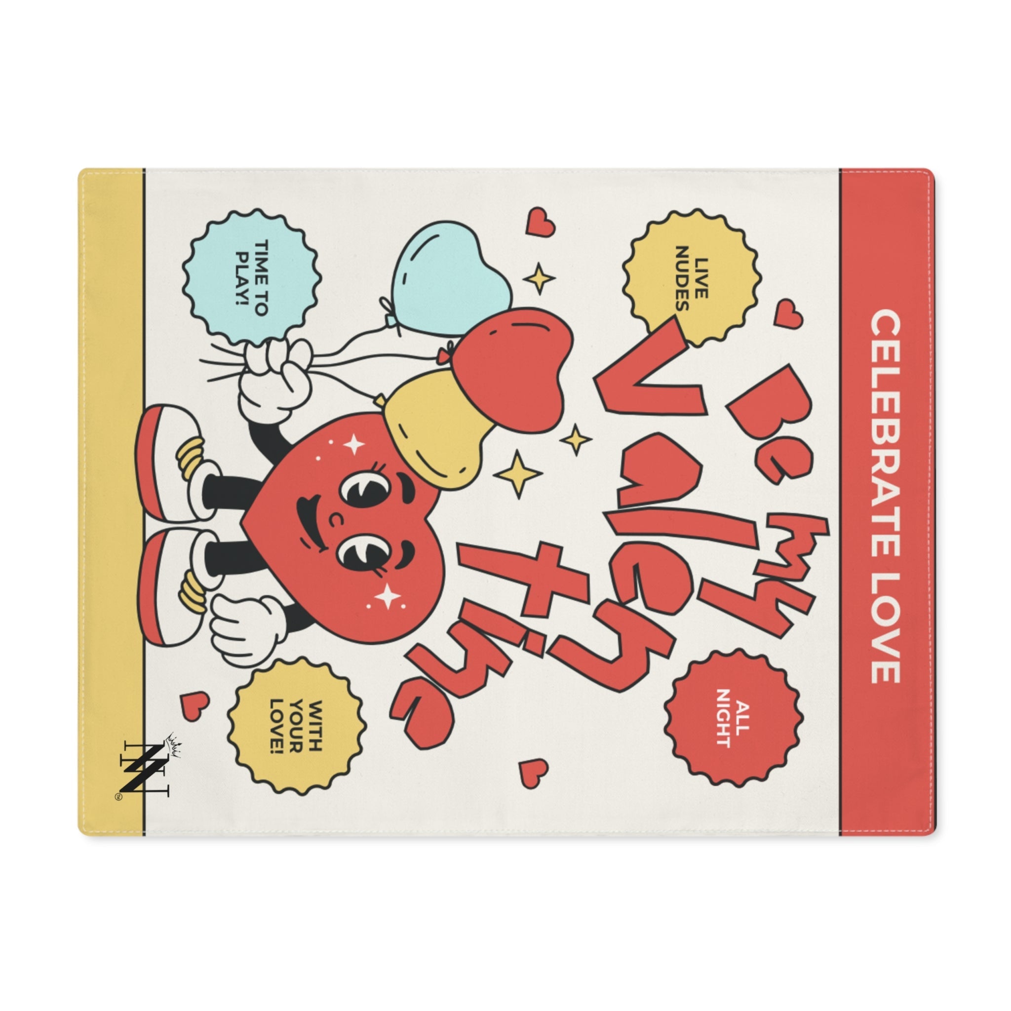 Be My Valentine | Mix & Match Playful Fun-Flirty Lovers’ Toy Mats