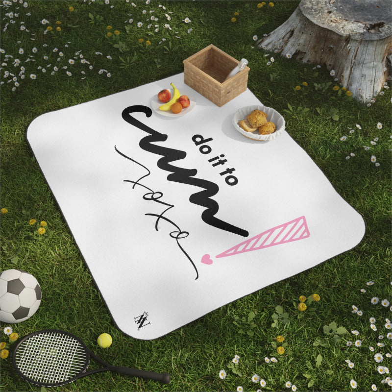 Do It To Cum! XOXO | Mix Match Fun-Flirty Lovers’ Water-Resistant Blankets