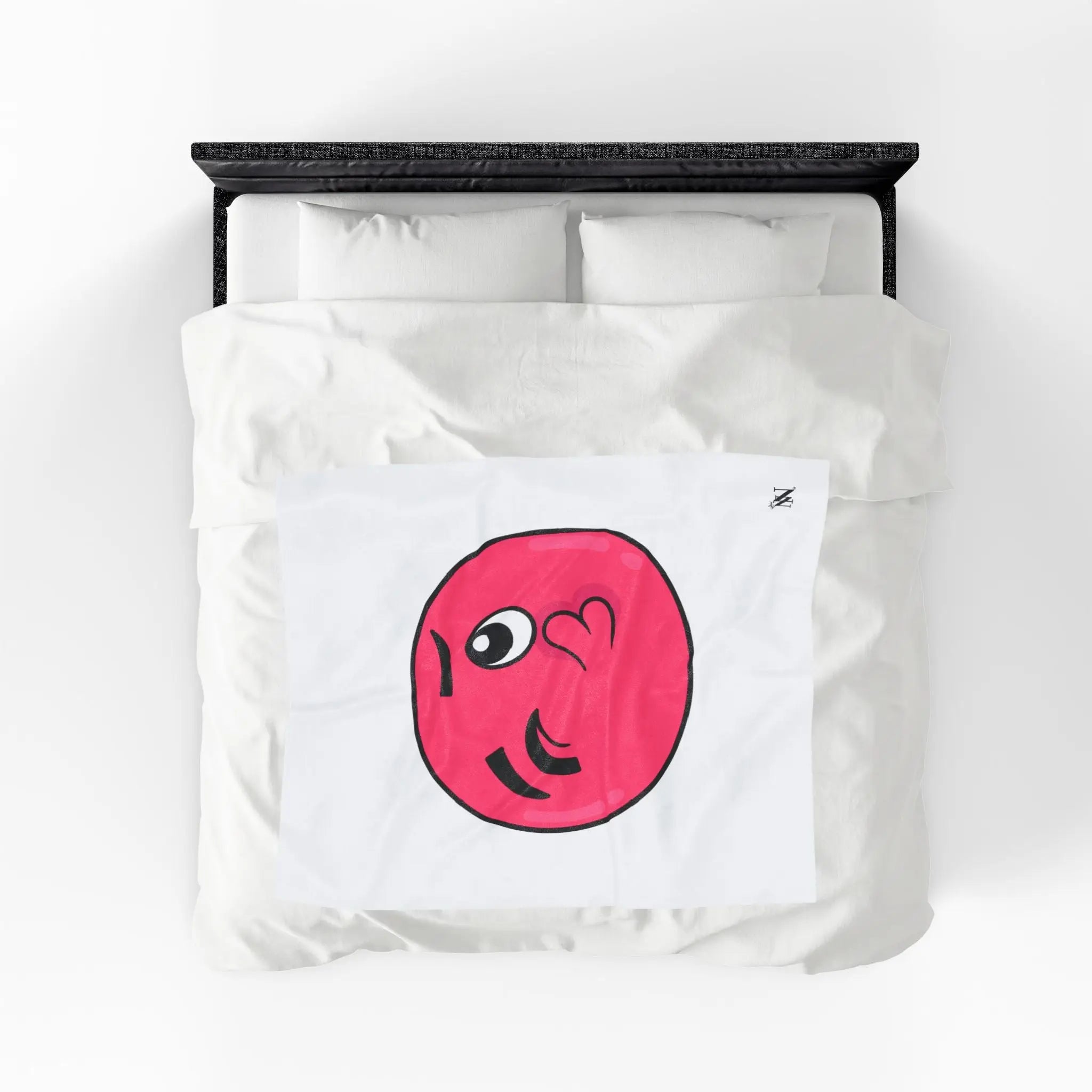 Smoochie Love Emoji Blanket
