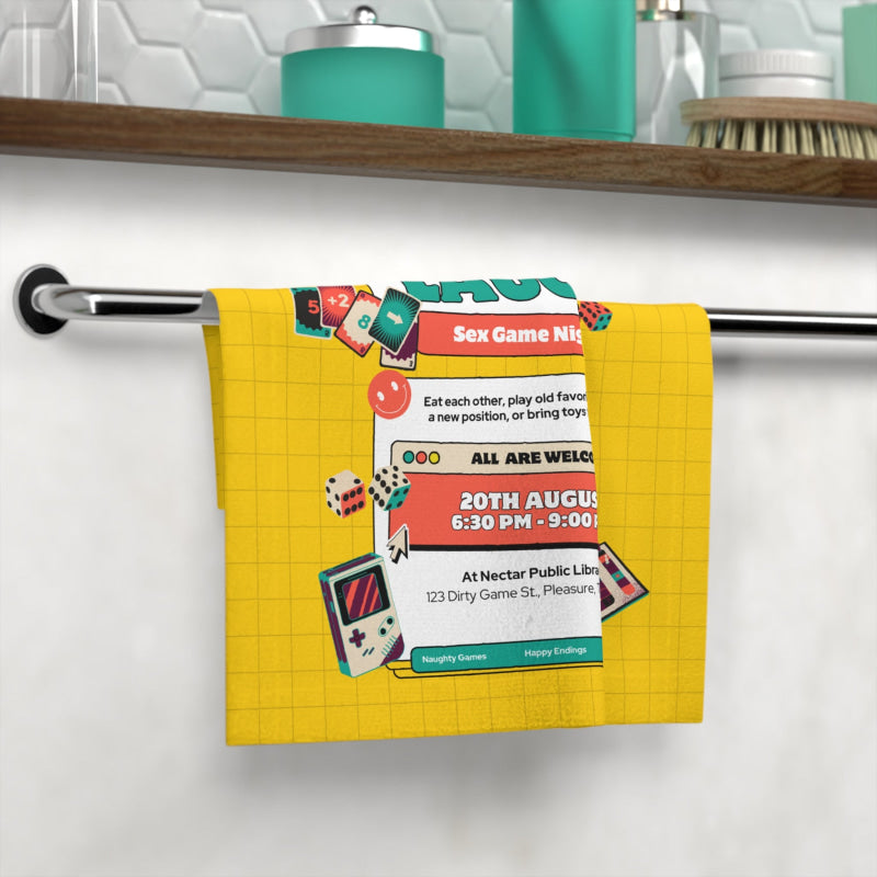 Sex Game Night | Mix & Match Lils’ Fun-Flirty Lovers’ Towels