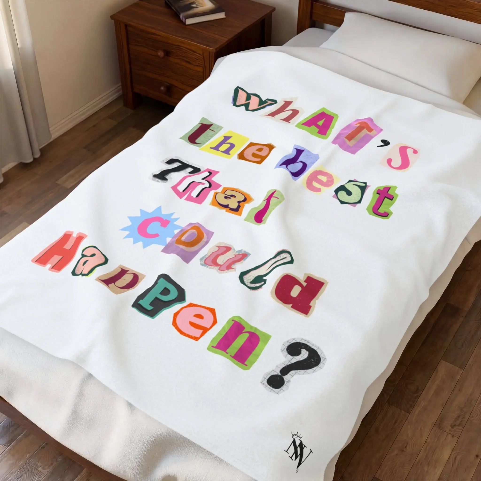 What’s the Best That Could Happen? Ransom Note Blanket