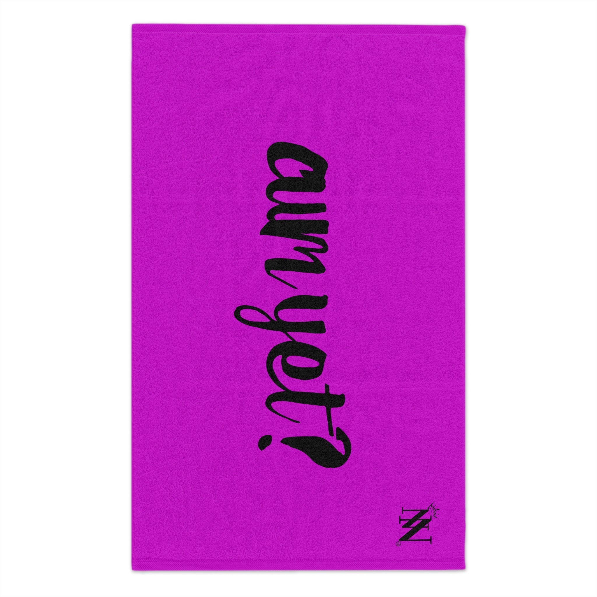 Cum Yet? Bright Purple | Mix & Match Soft Fun-Flirty Lovers’ Towels