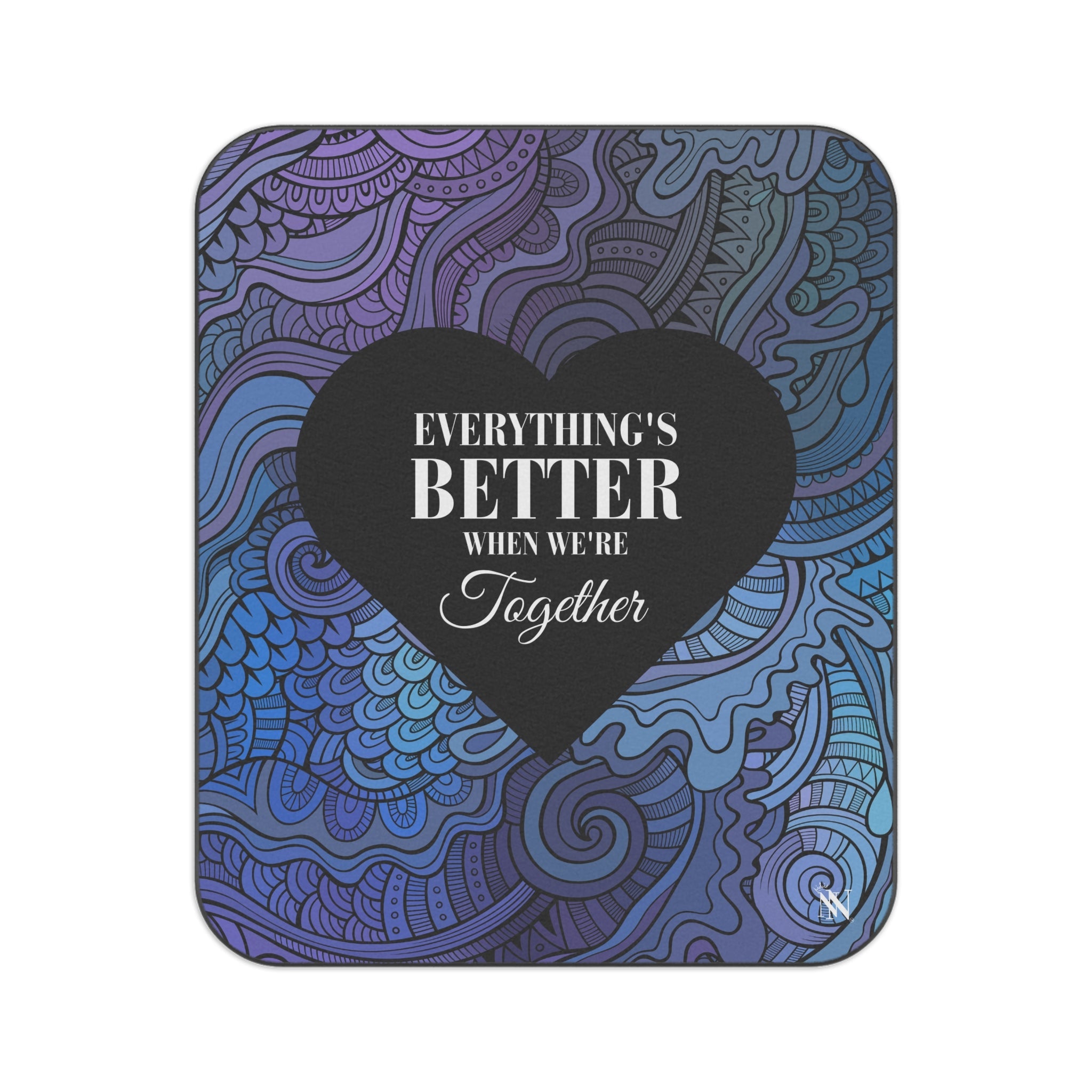 Everything’s Better Together | Mix Match Fun-Flirty Lovers’ Water-Resistant Blankets