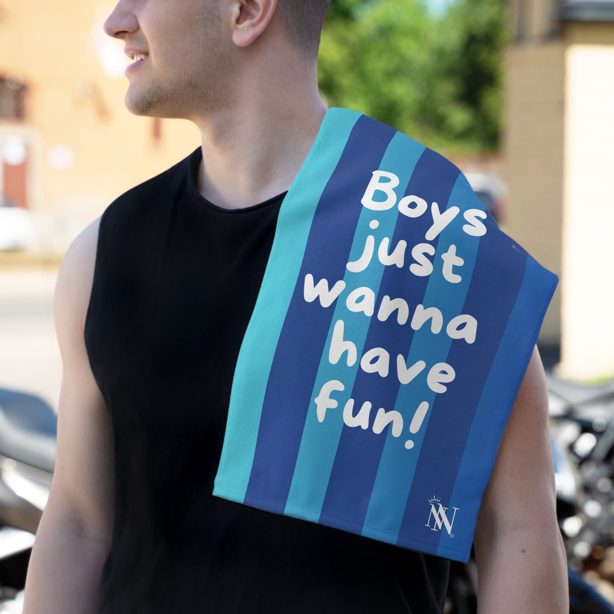 Boys Just Wanna Have Fun! | Mix & Match Soft Fun-Flirty Lovers’ Towels