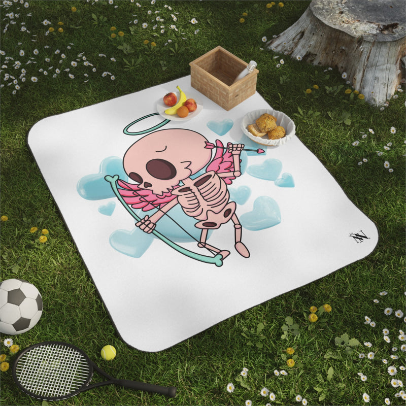 Skeleton Cupid Love | Mix Match Fun-Flirty Lovers’ Water-Resistant Blankets