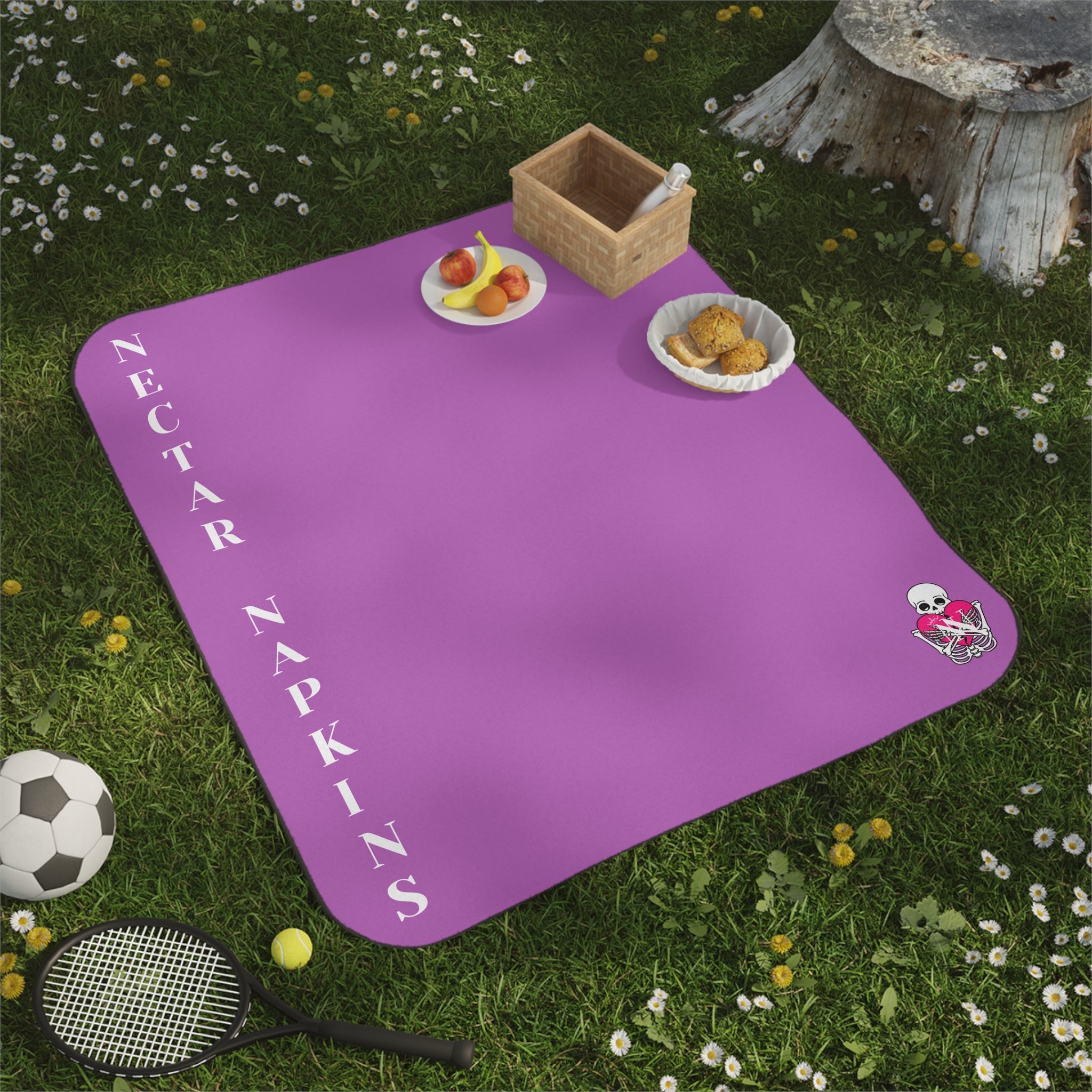 Nectar Napkins Brand Soft Plum | Nectar Napkins Fun-Flirty Lovers’ Sex Blankets