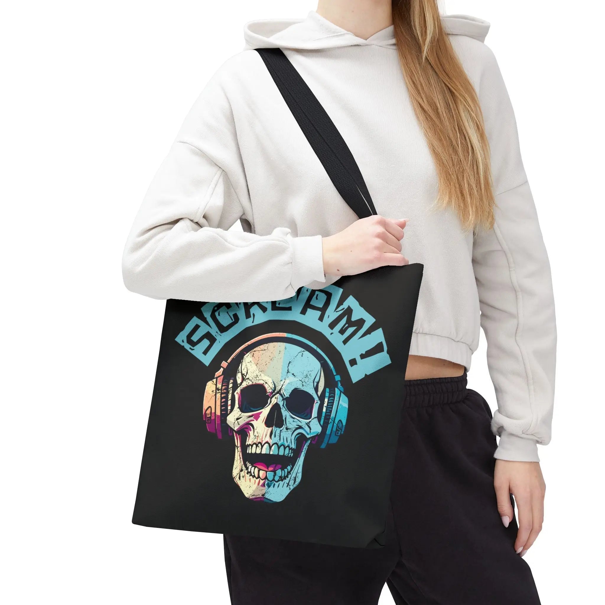 Scream! Skull Headphones | Mix & Match Fun-Flirty Lovers’ Totes