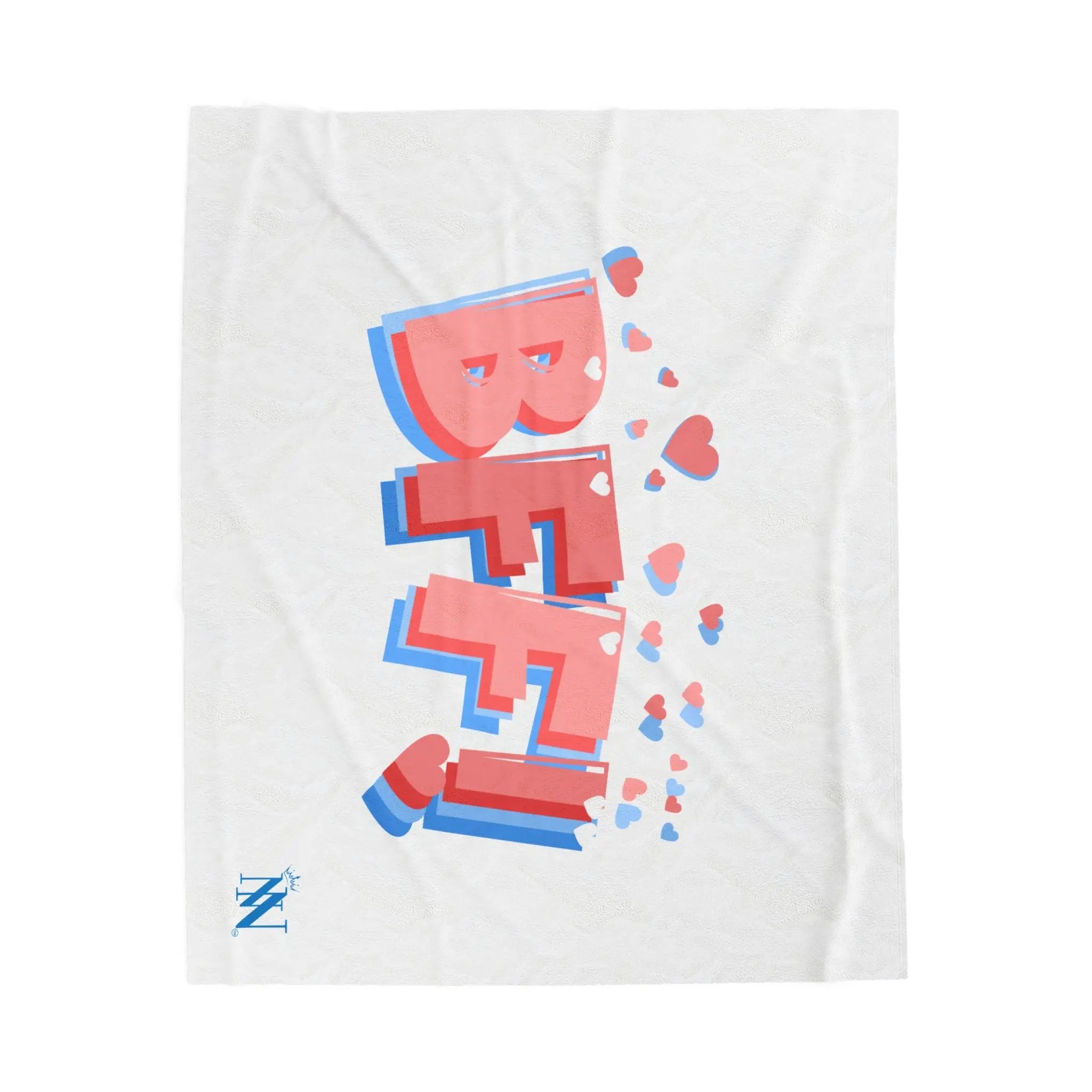 BFF! | Mix & Match Velveteen Fun-Flirty Lovers’ Blankets
