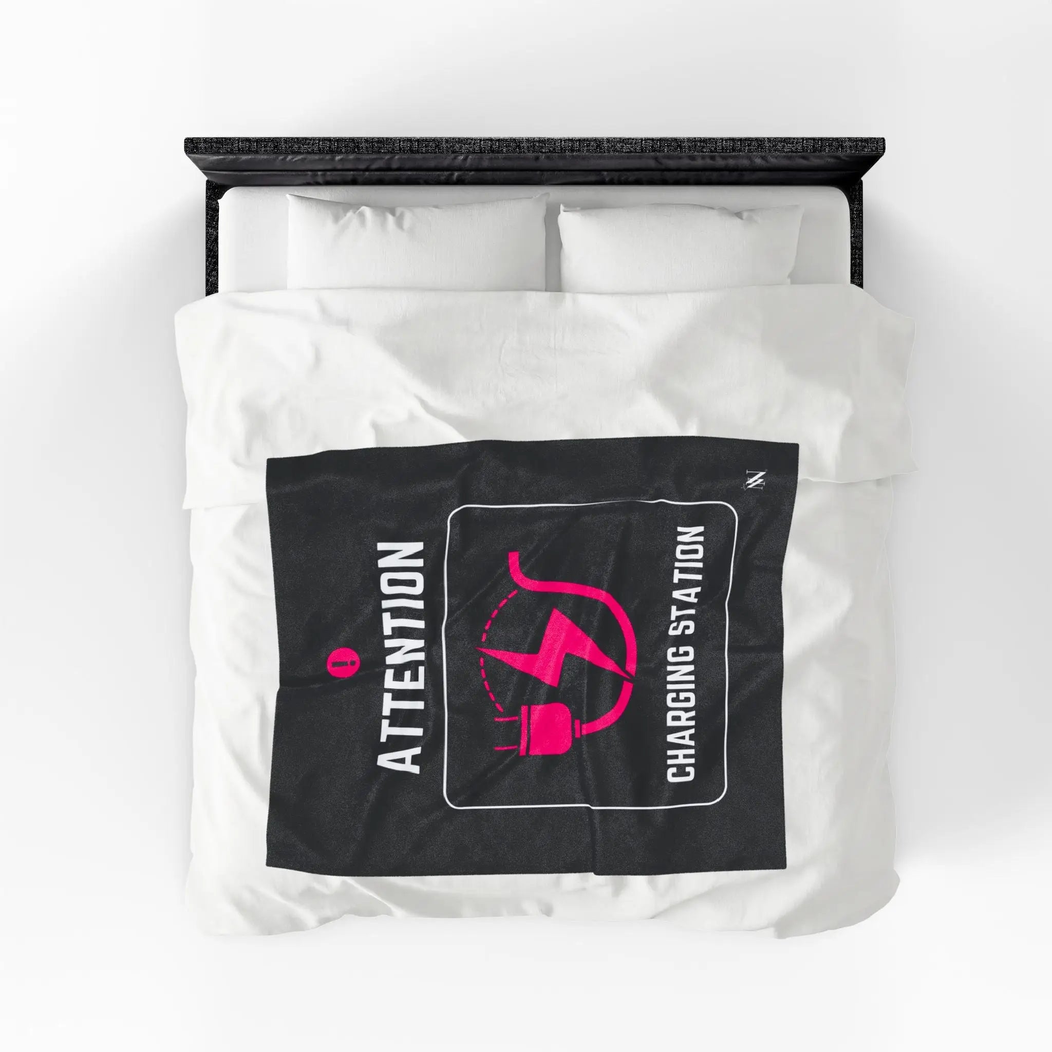 Attention Charging Station Romantic Gifts Silky Soft Love Blanket