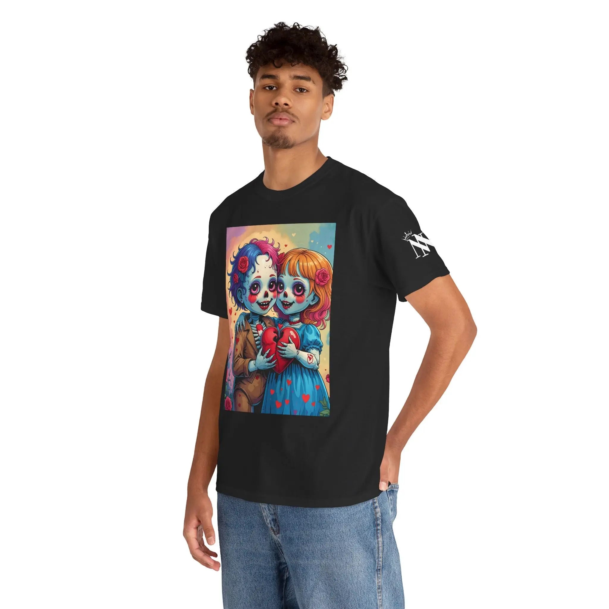Dead Dolls in Love | Mix & Match Cotton Unisex Fun-Flirty Loversโ T-Shirts