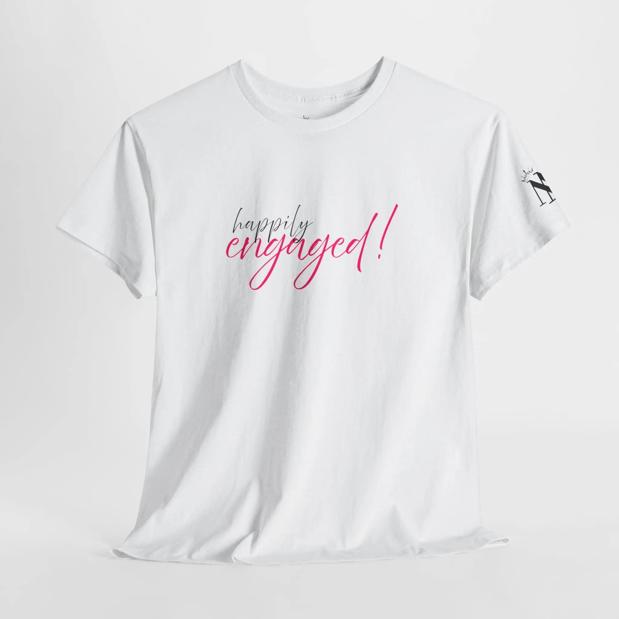 Happily Engaged! | Mix & Match Cotton Unisex Fun-Flirty Lovers’ T-Shirts
