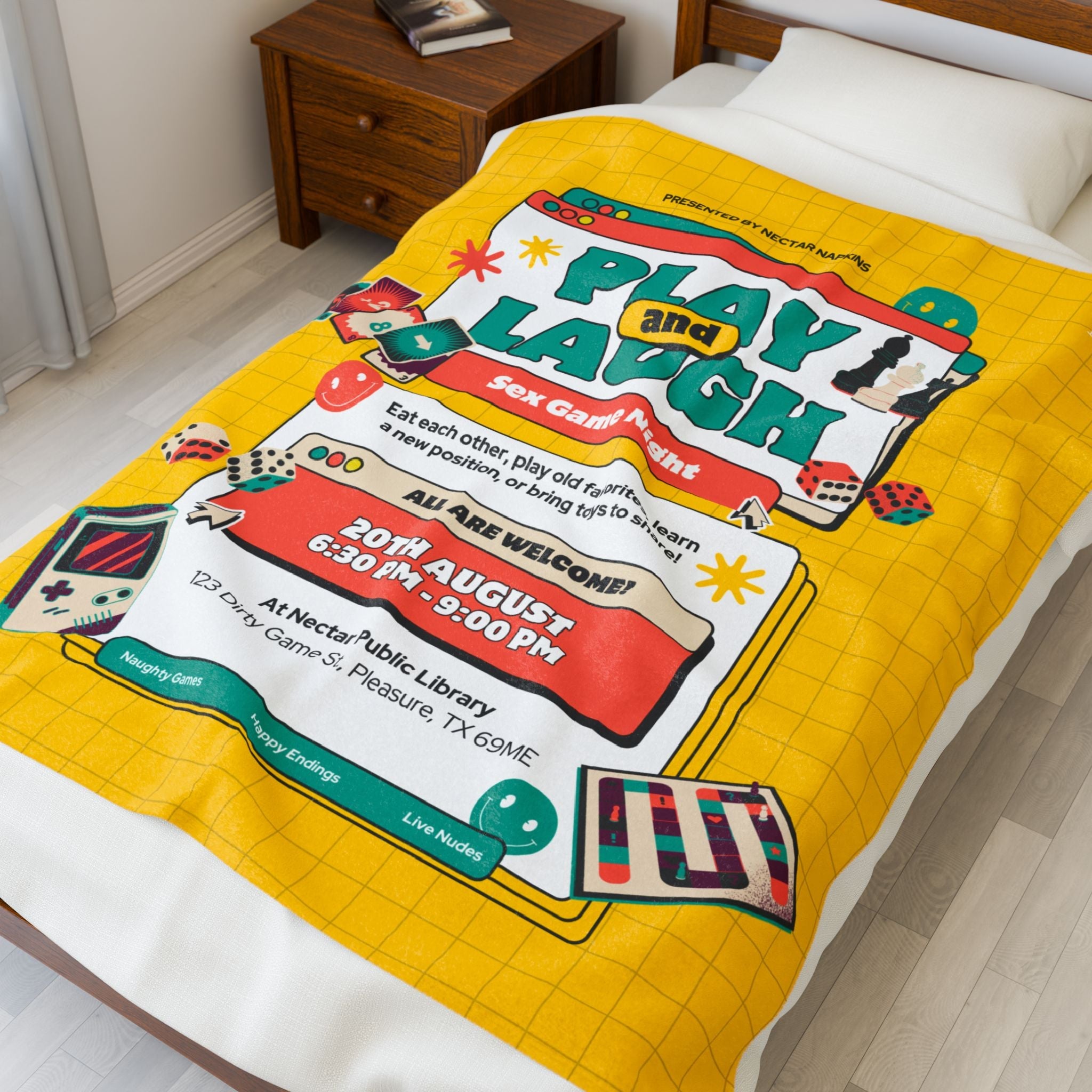 Sex Game Night | Mix & Match Fun-Flirty Lovers’ Blankets