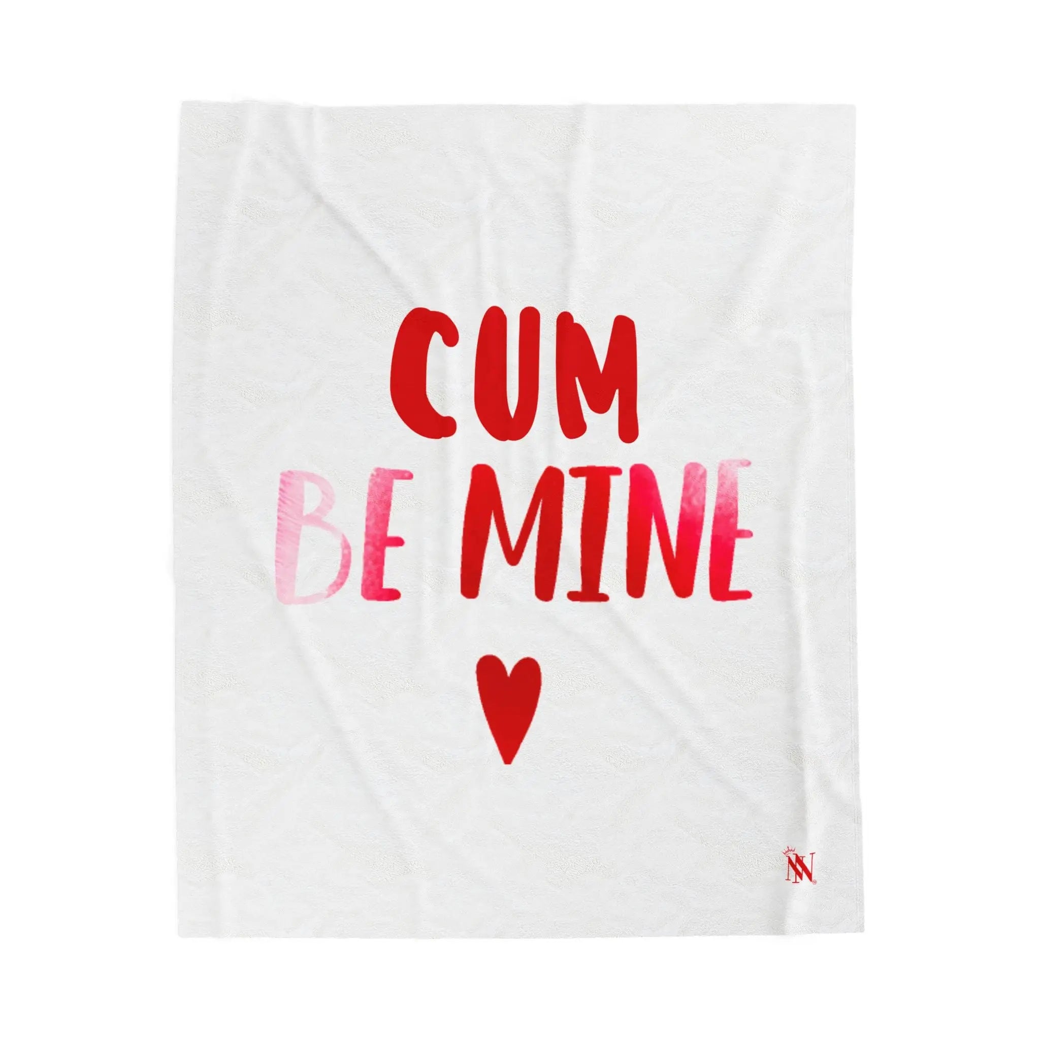 Cum Be Mine | Mix & Match Velveteen Fun-Flirty Lovers’ Blankets