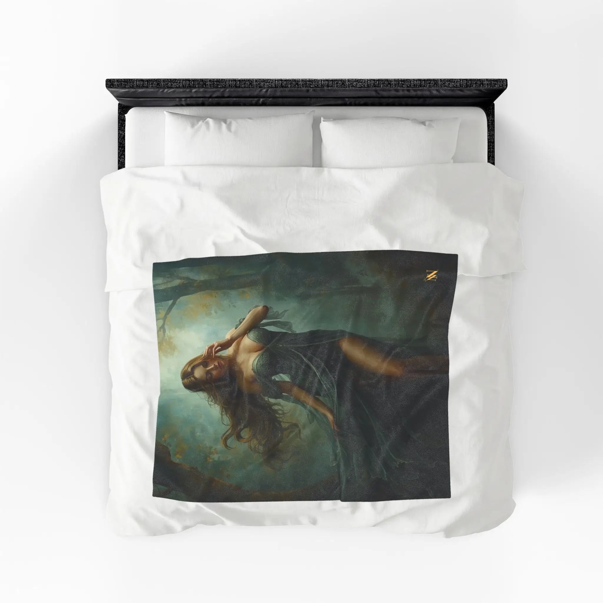 Forest Maiden Fantasy Women Couple Gifts Sexy Lovers’ Silky Soft Blanket