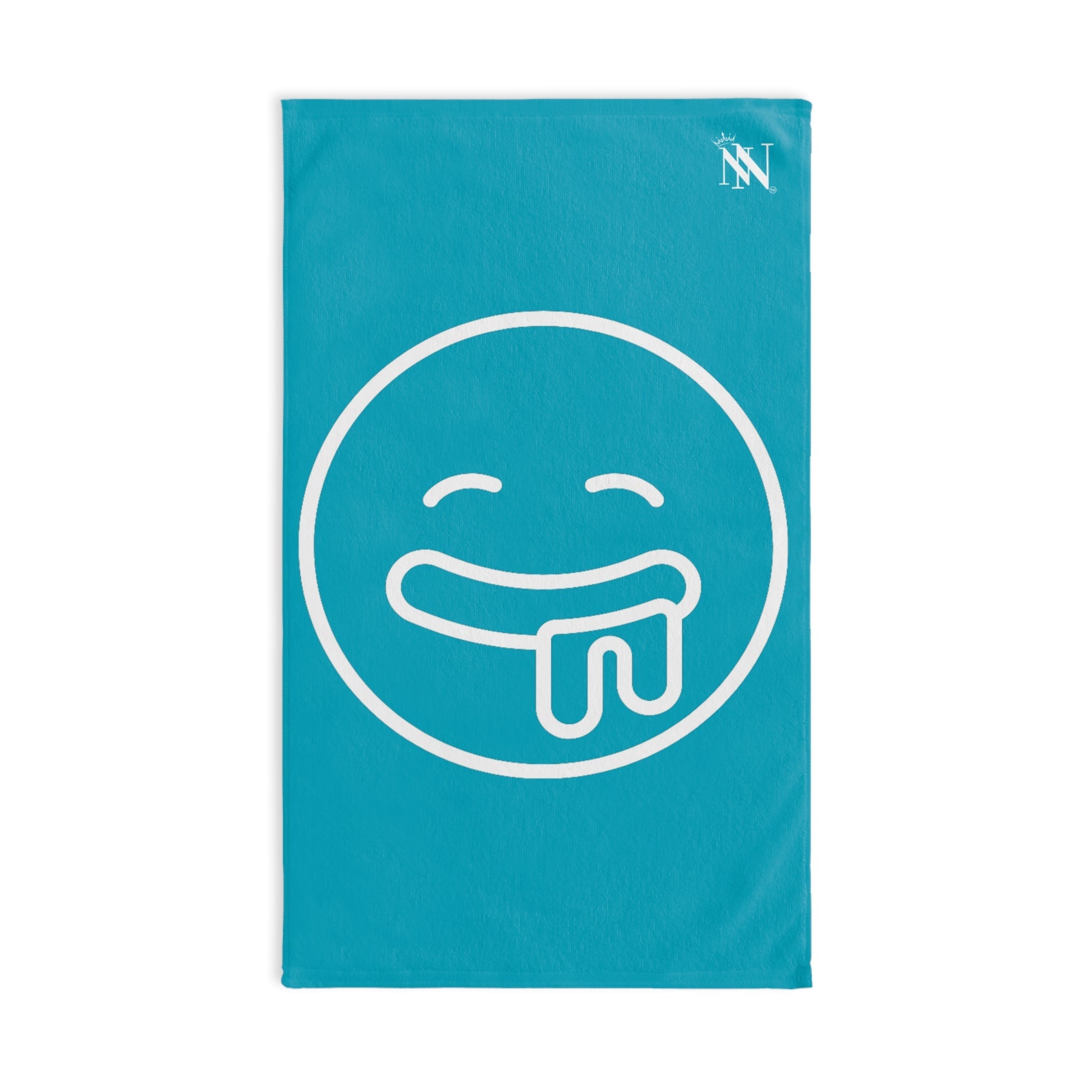 Drooling Emoji Teal | Mix & Match Classic Fun-Flirty Loversâ Towels