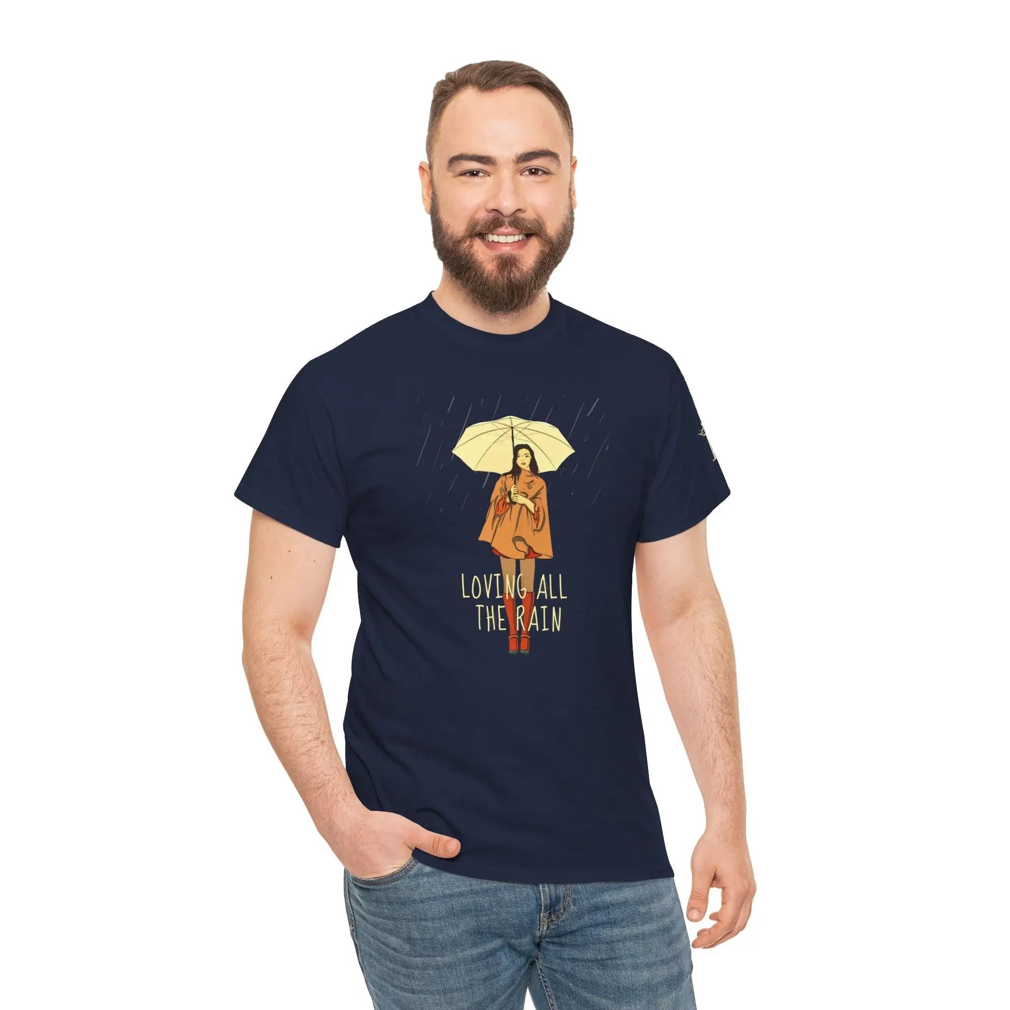 Loving All the Rain | Mix & Match Cotton Unisex Fun-Flirty Lovers’ T-Shirts