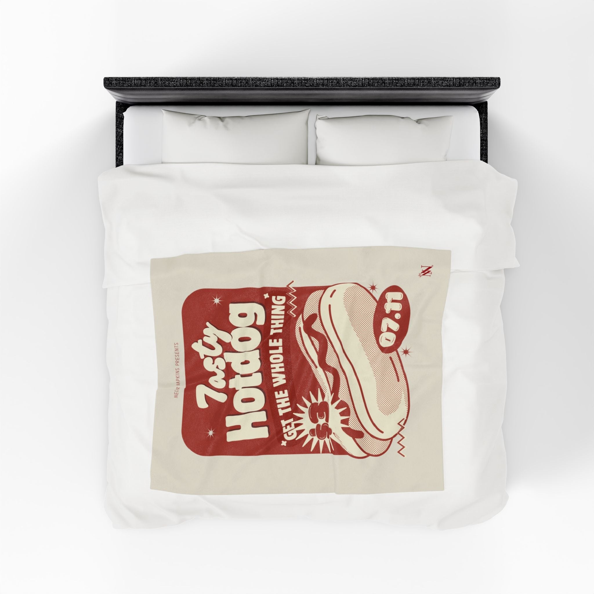 Tasty Hotdog | Mix & Match Velveteen Fun-Flirty Lovers’ Blankets