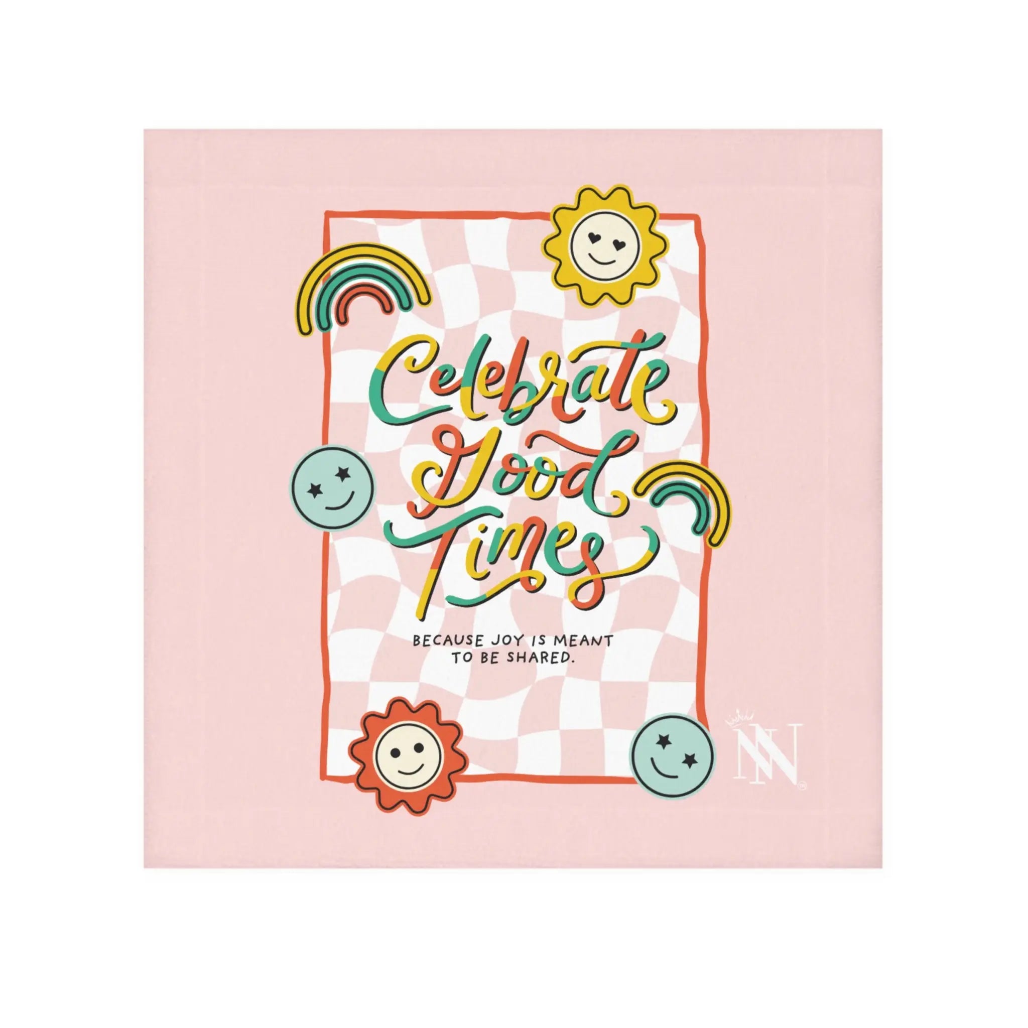 Celebrate Good Times Retro Cum Rag