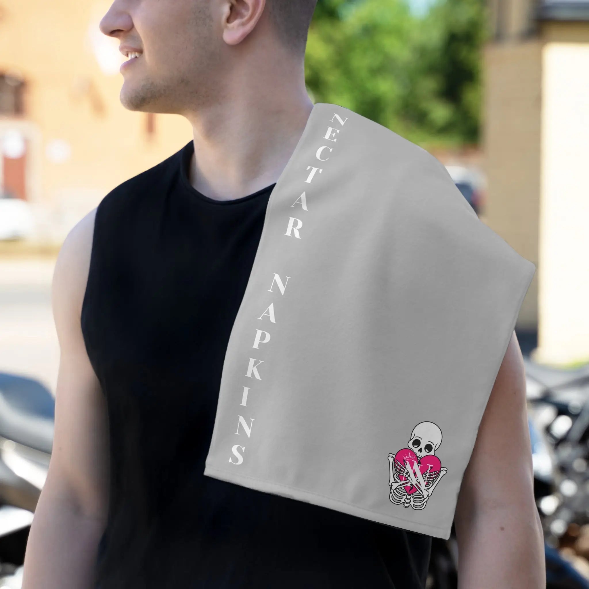 Nectar Napkins Brand Silver | Nectar Napkins Fun-Flirty Lovers’ Towels