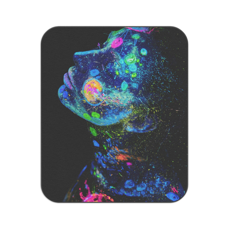 She Glows Blacklight Graphic | Mix Match Fun-Flirty Lovers’ Water-Resistant Blankets