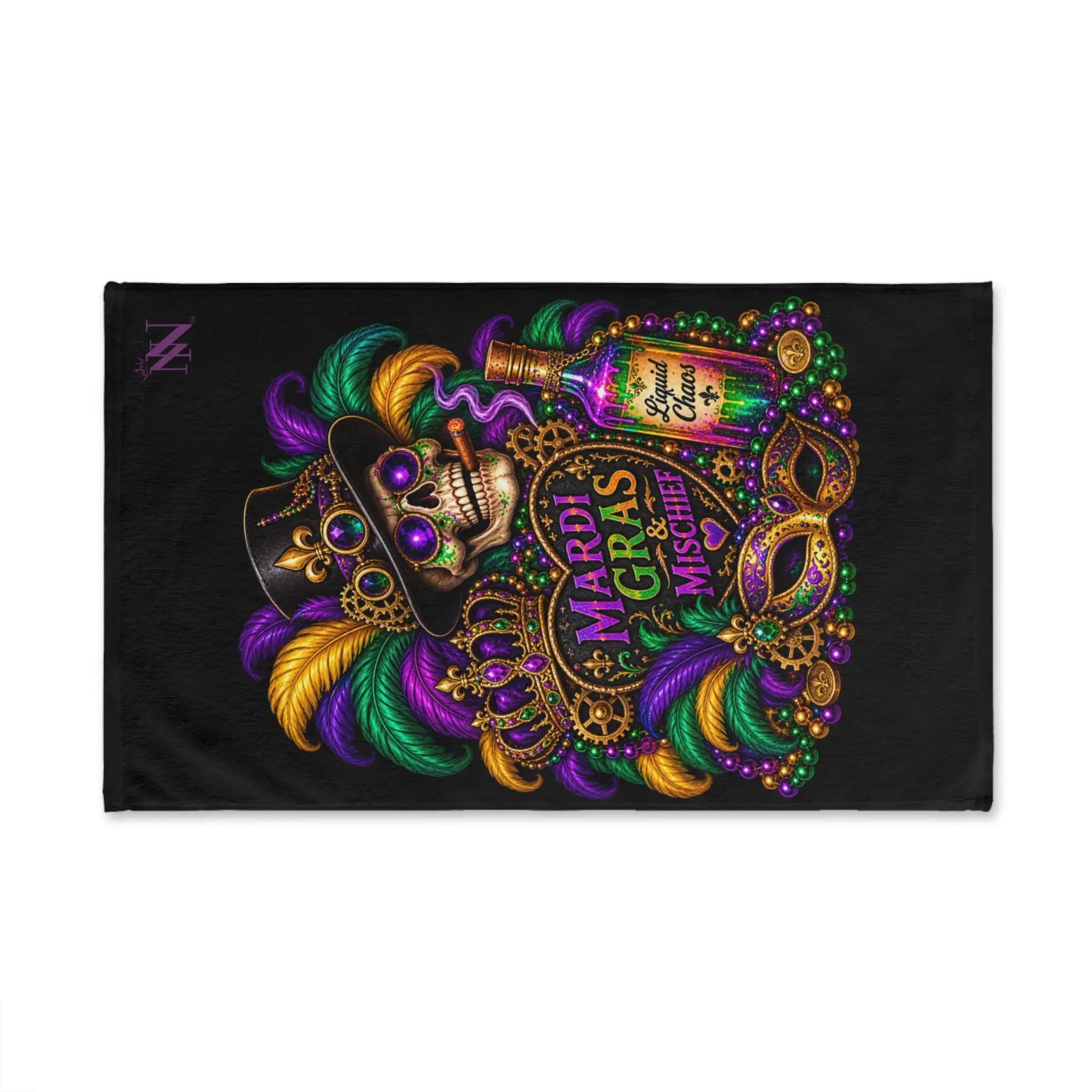 Mardi Gras & Mischief Skull Classic Sex Towel