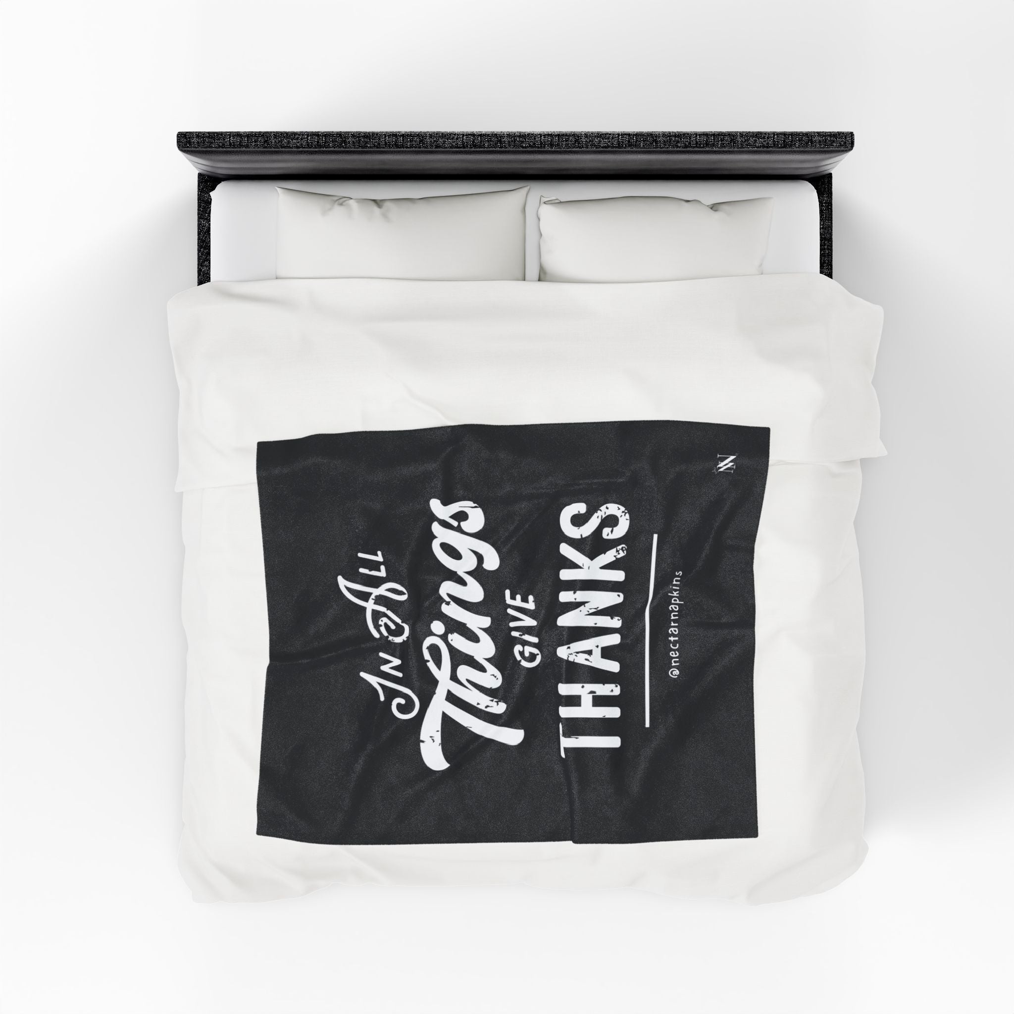 In All Things Give Thanks | Mix & Match Velveteen Fun-Flirty Lovers’ Blankets
