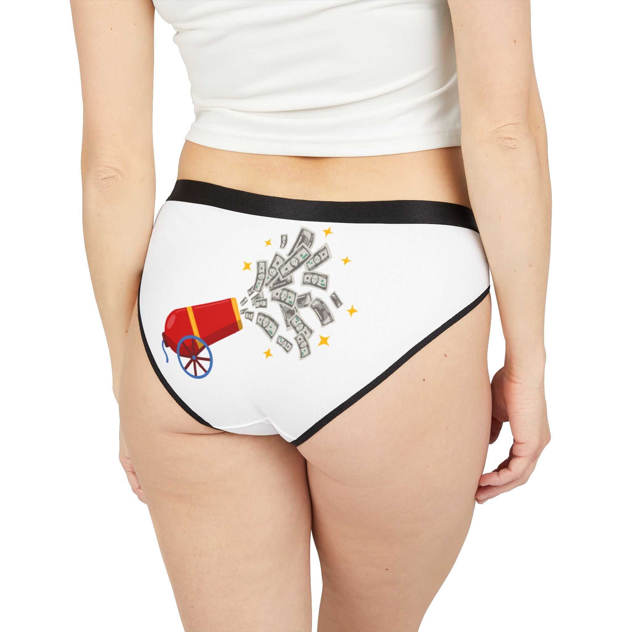 Money Shot Cannon Emoji | Mix & Match Women’s Fun-Flirty Lovers’ Panties