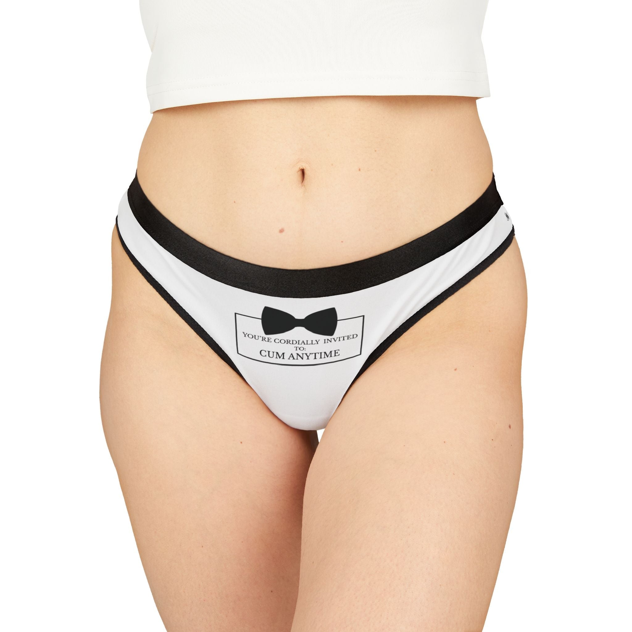 Cordially Invited Cum | Mix & Match Women’s Fun-Flirty Lovers’ Thongs