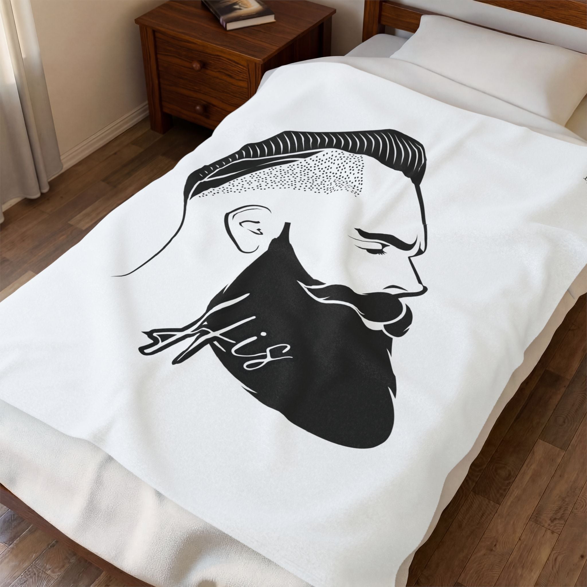His Beard Romantic Gifts Love Blanket