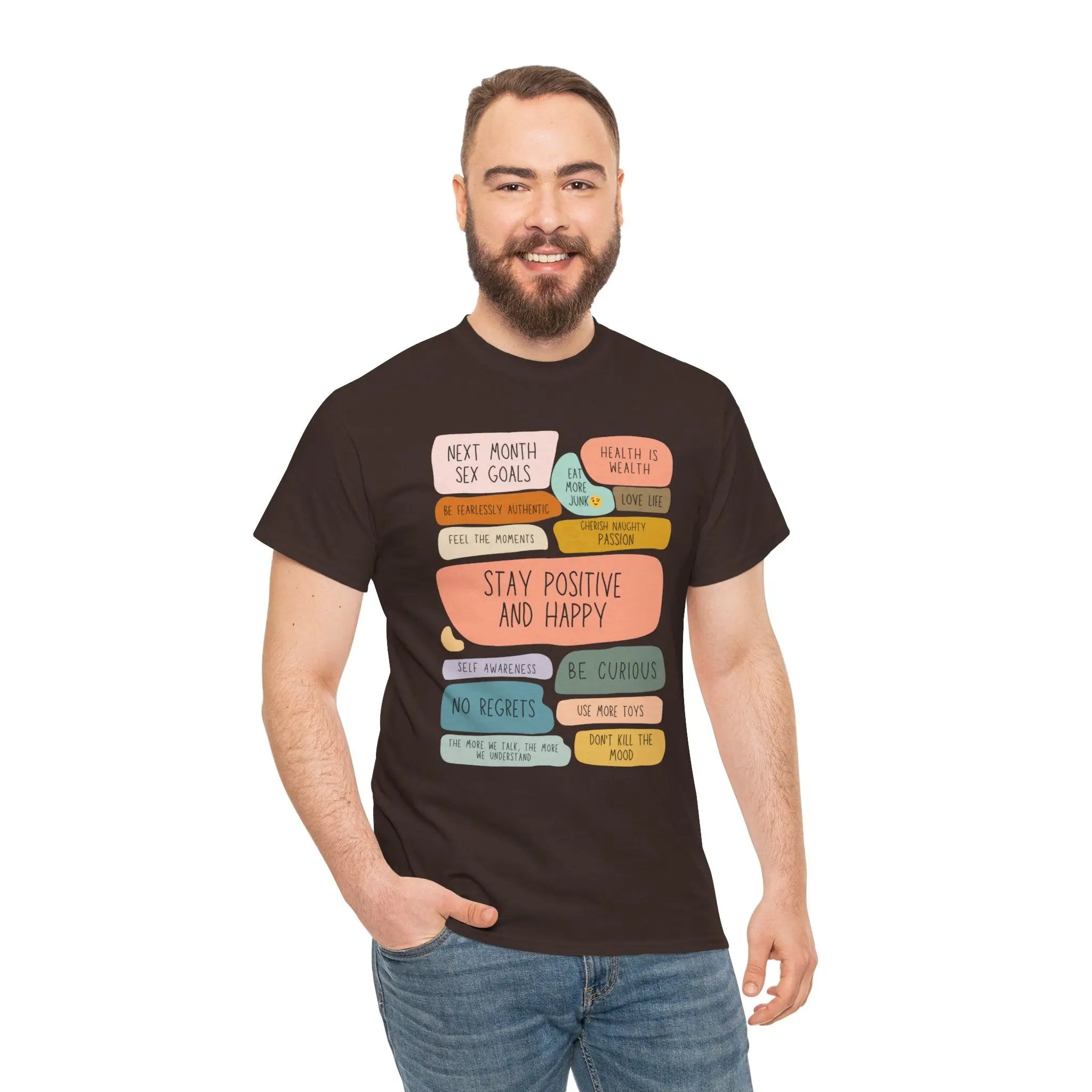 Sex Goals | Mix & Match 100% Cotton Unisex Fun-Flirty Lovers’ Tees