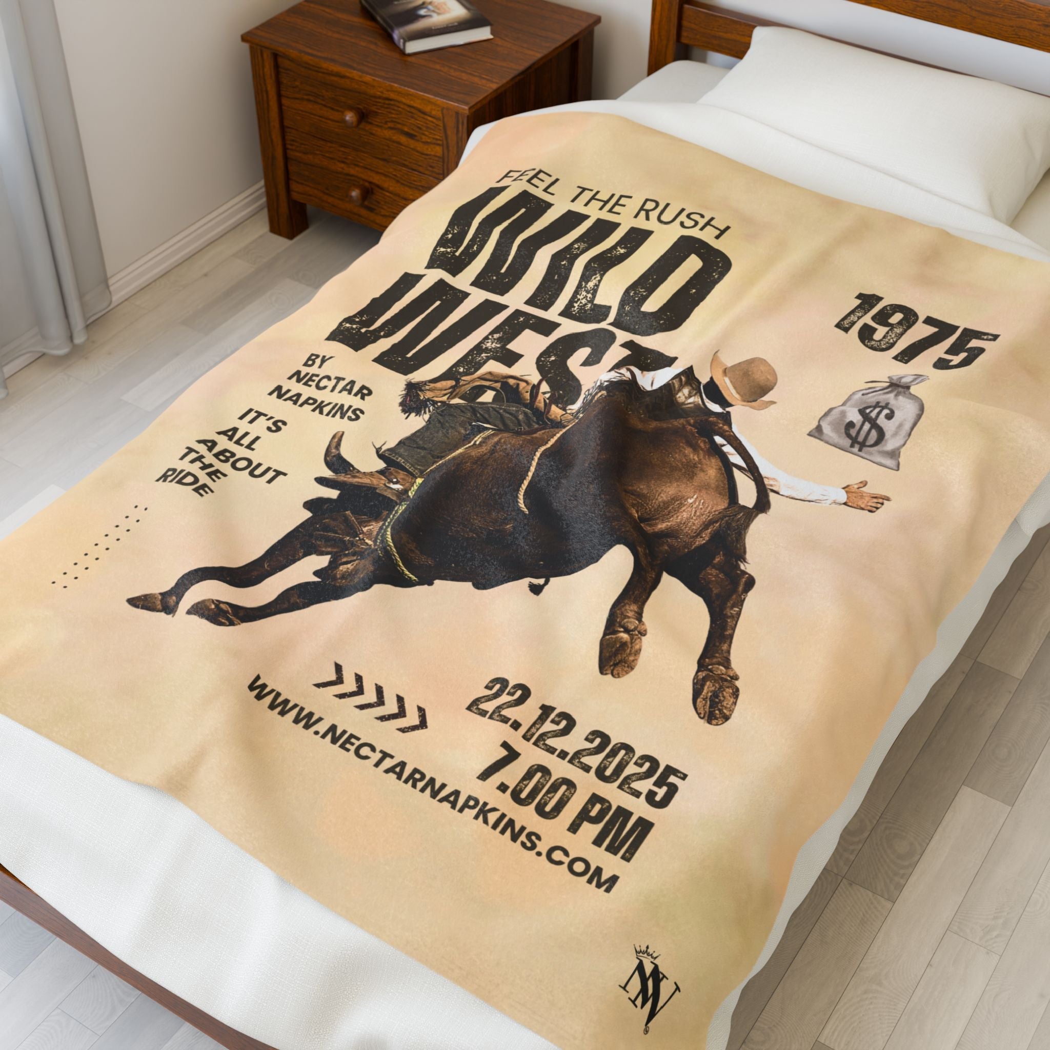 Wild West Poster Lovers’ Gifts Sexy Plush Soft Cozy Flirty Blanket