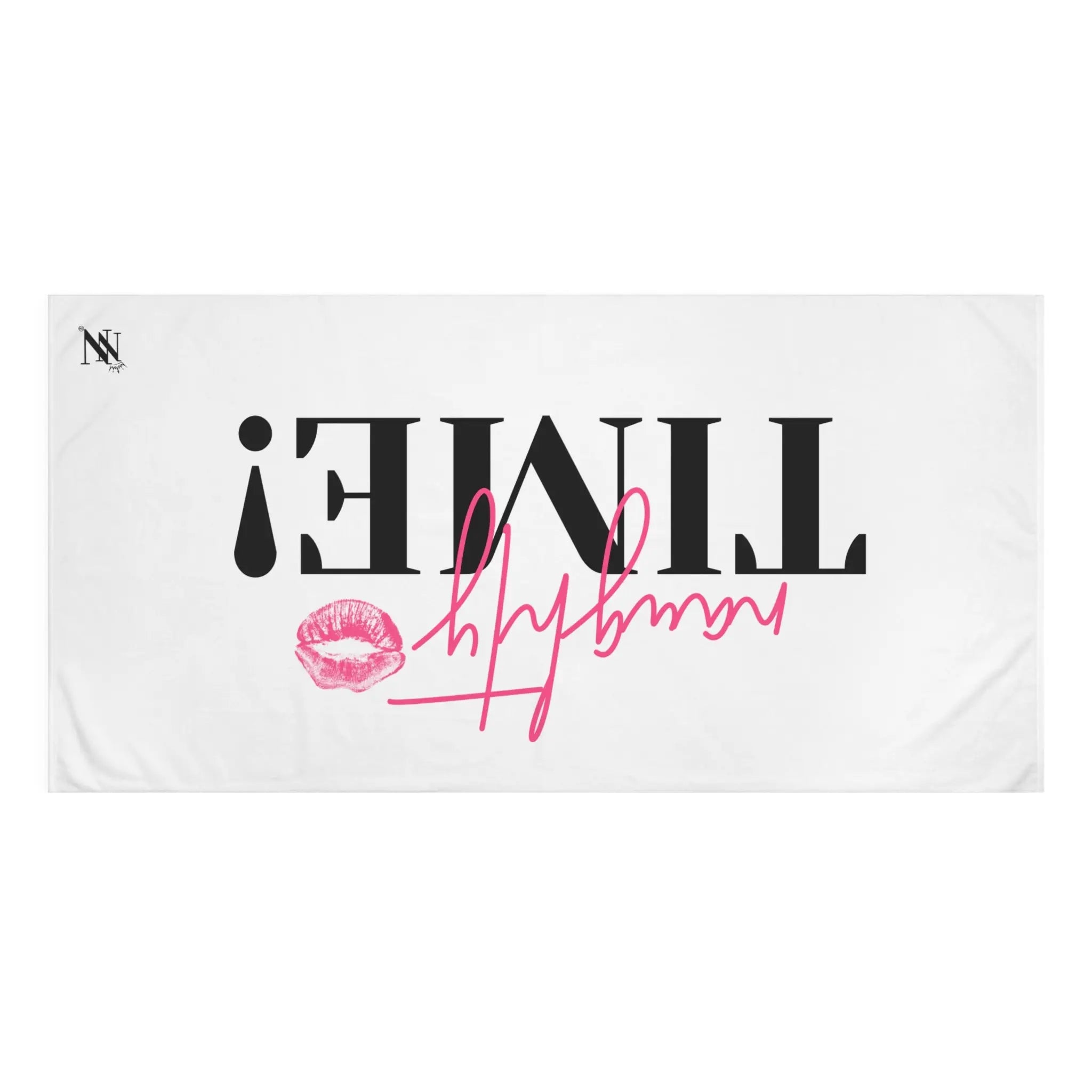 Naughty Time! With a Kiss | Mix & Match XL Fun-Flirty Lovers’ Towels