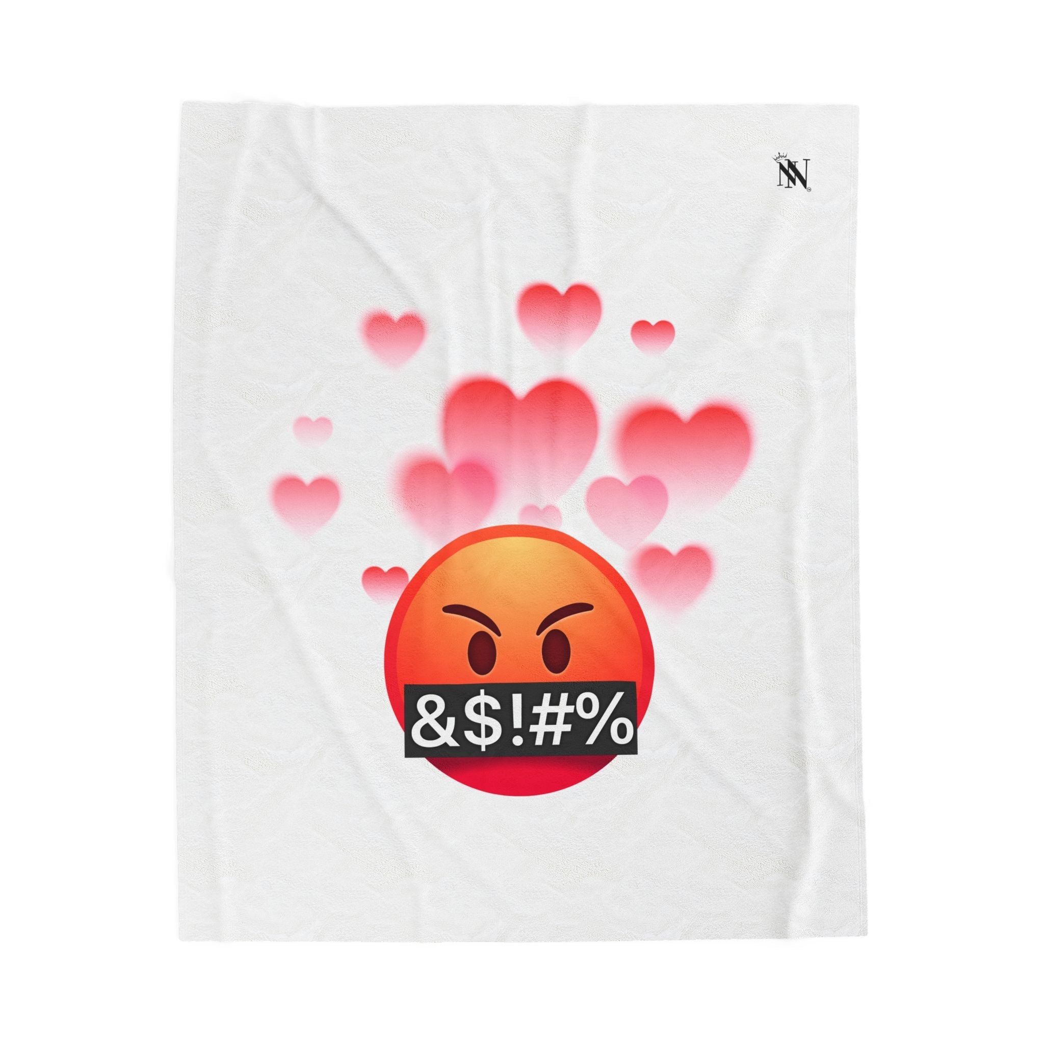 WTF? Love Emoji | Mix & Match Soft Fun-Flirty Lovers’ Blankets